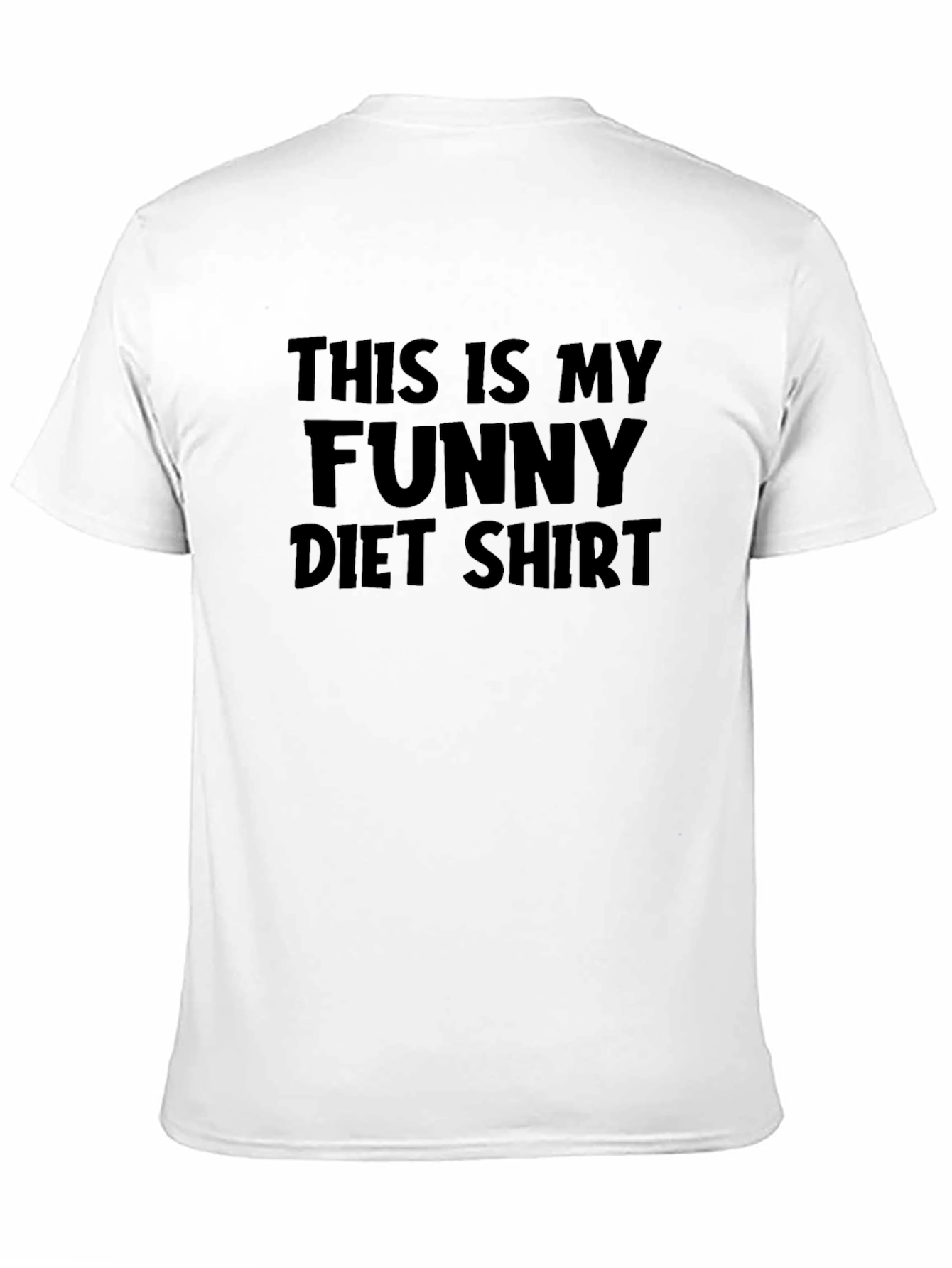 Funny Diet Shirt - Black T-Shirt