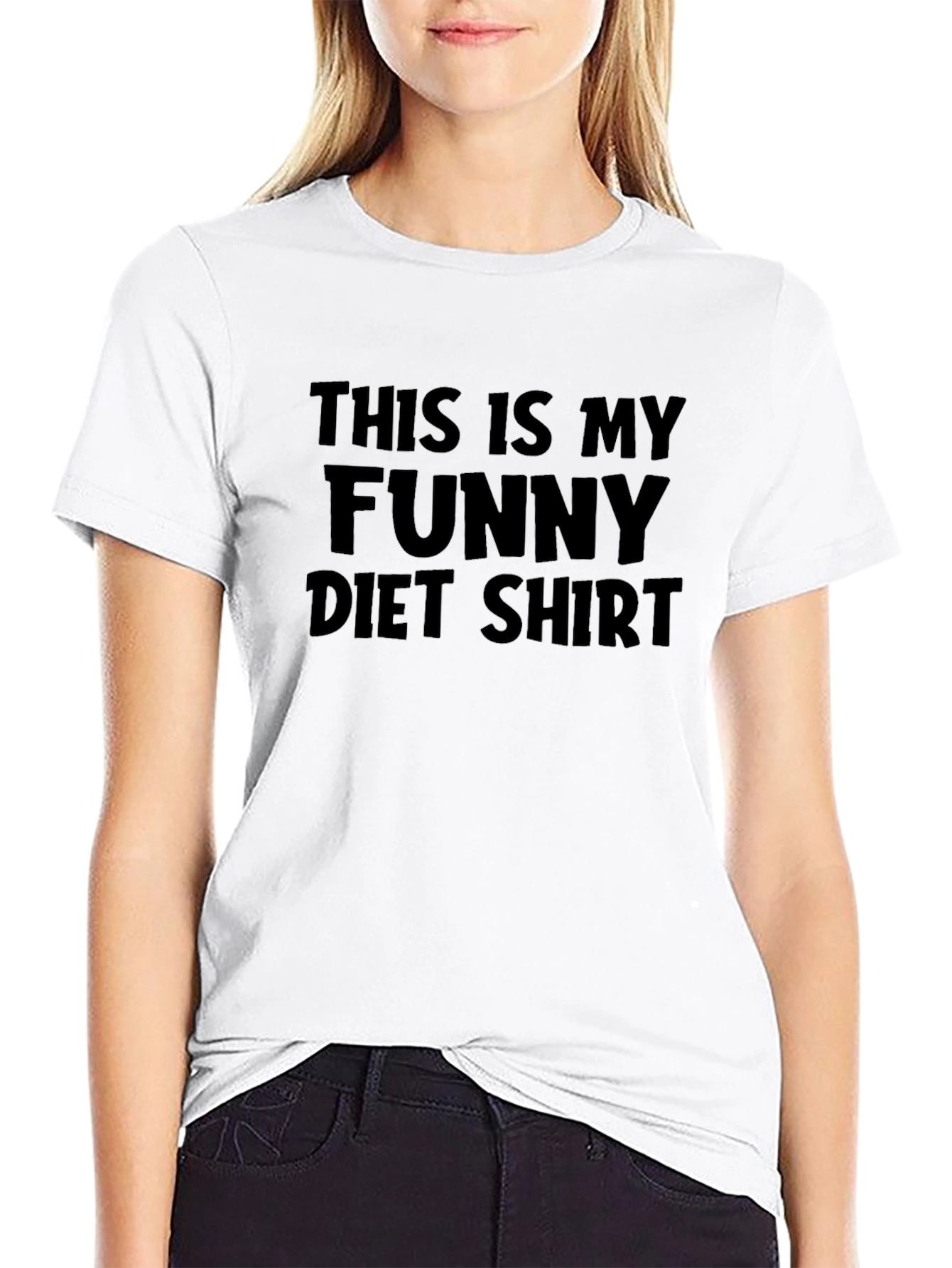 Funny Diet Shirt - Black T-Shirt