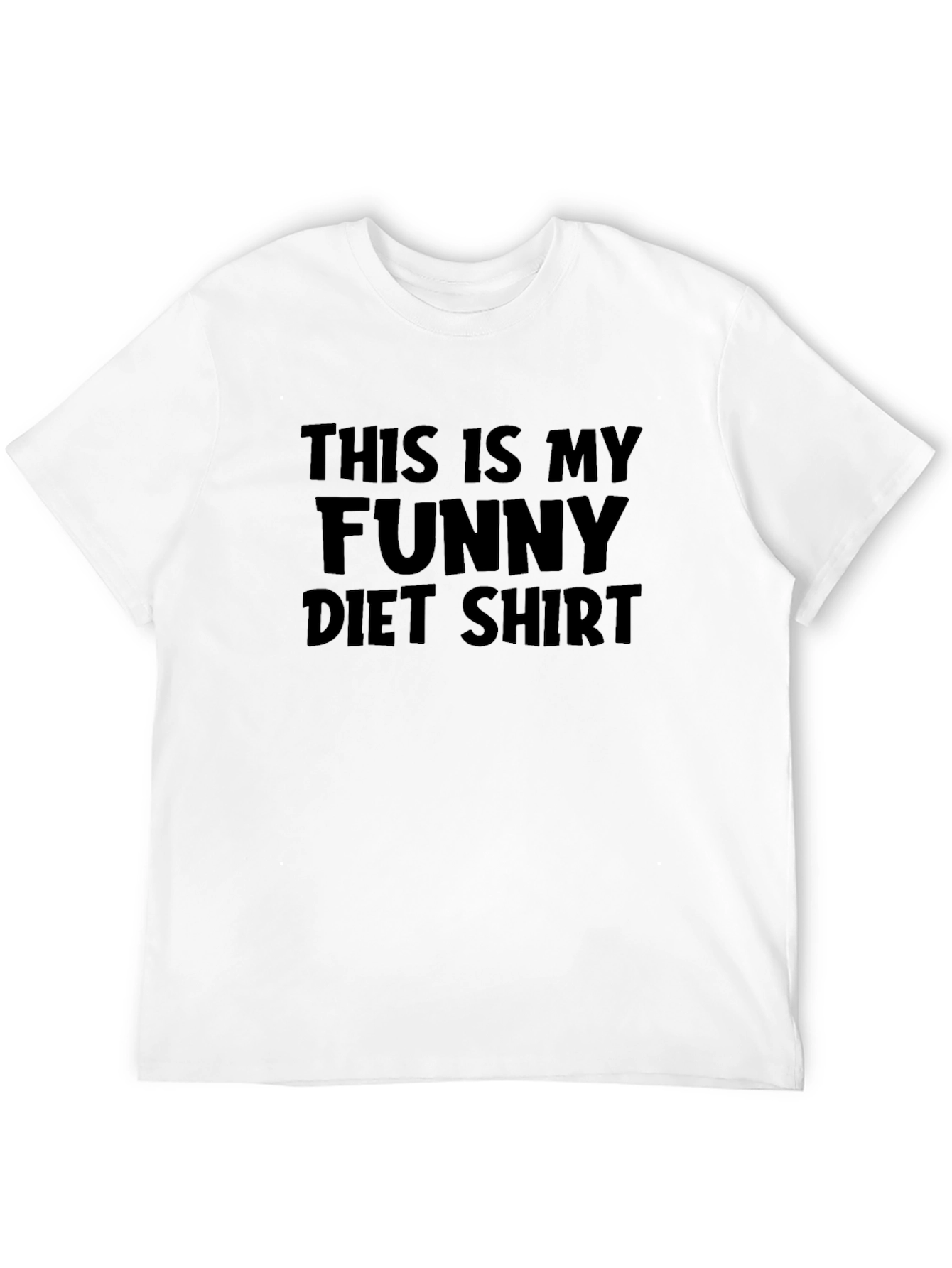 Funny Diet Shirt - Black T-Shirt