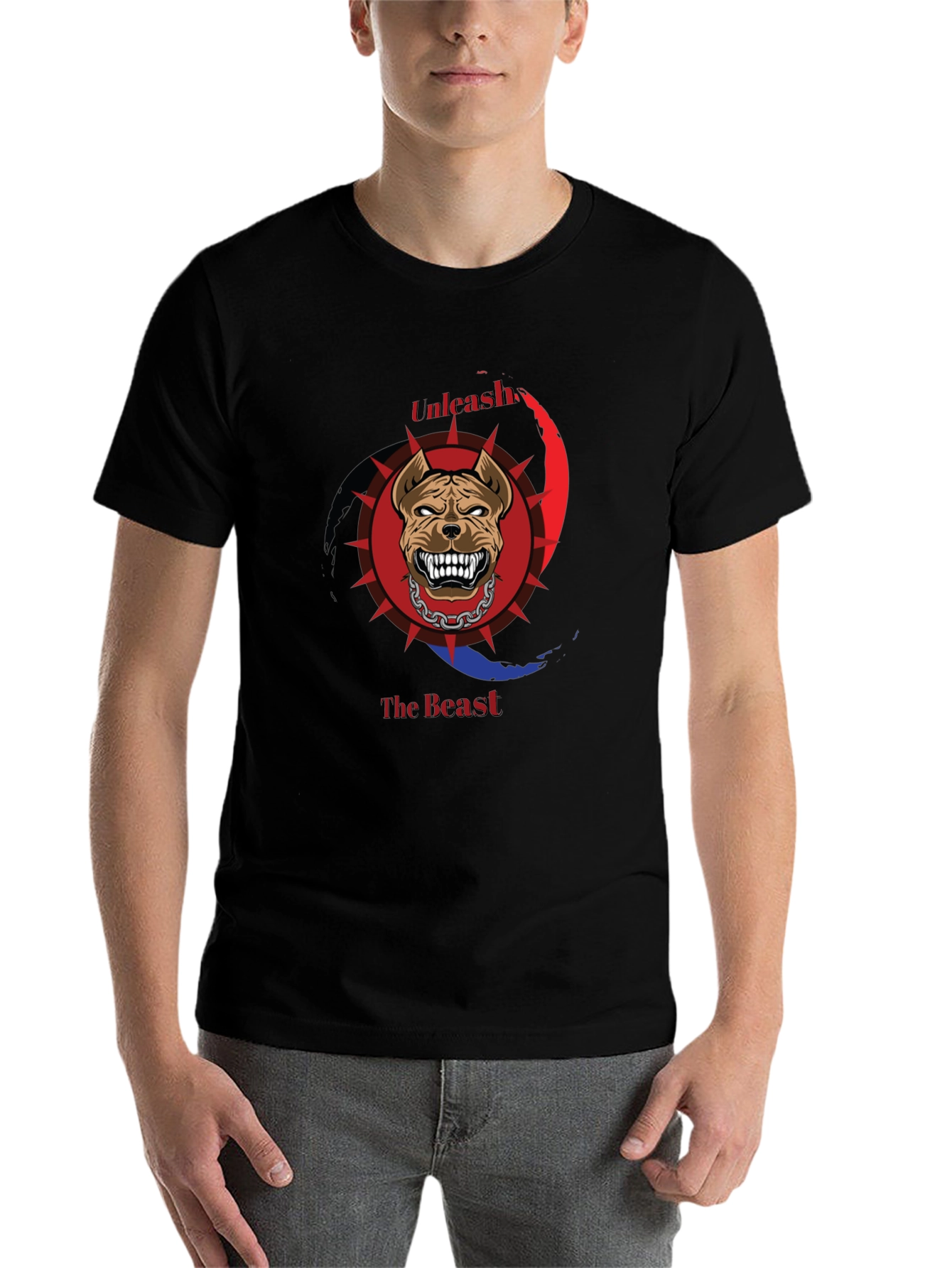 Unleash The Beast T-Shirt - Pitbull Graphic Tee