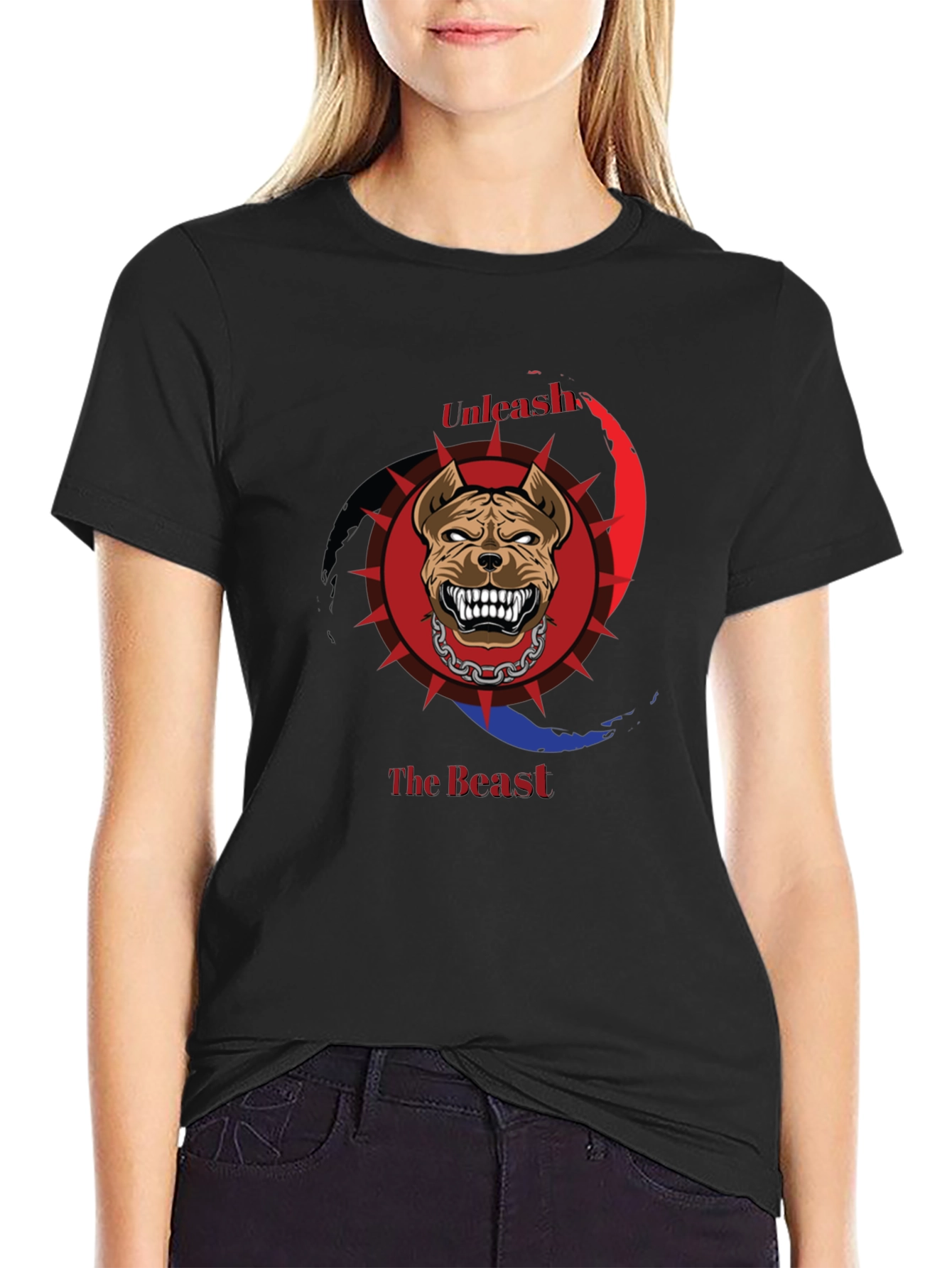 Unleash The Beast T-Shirt - Pitbull Graphic Tee