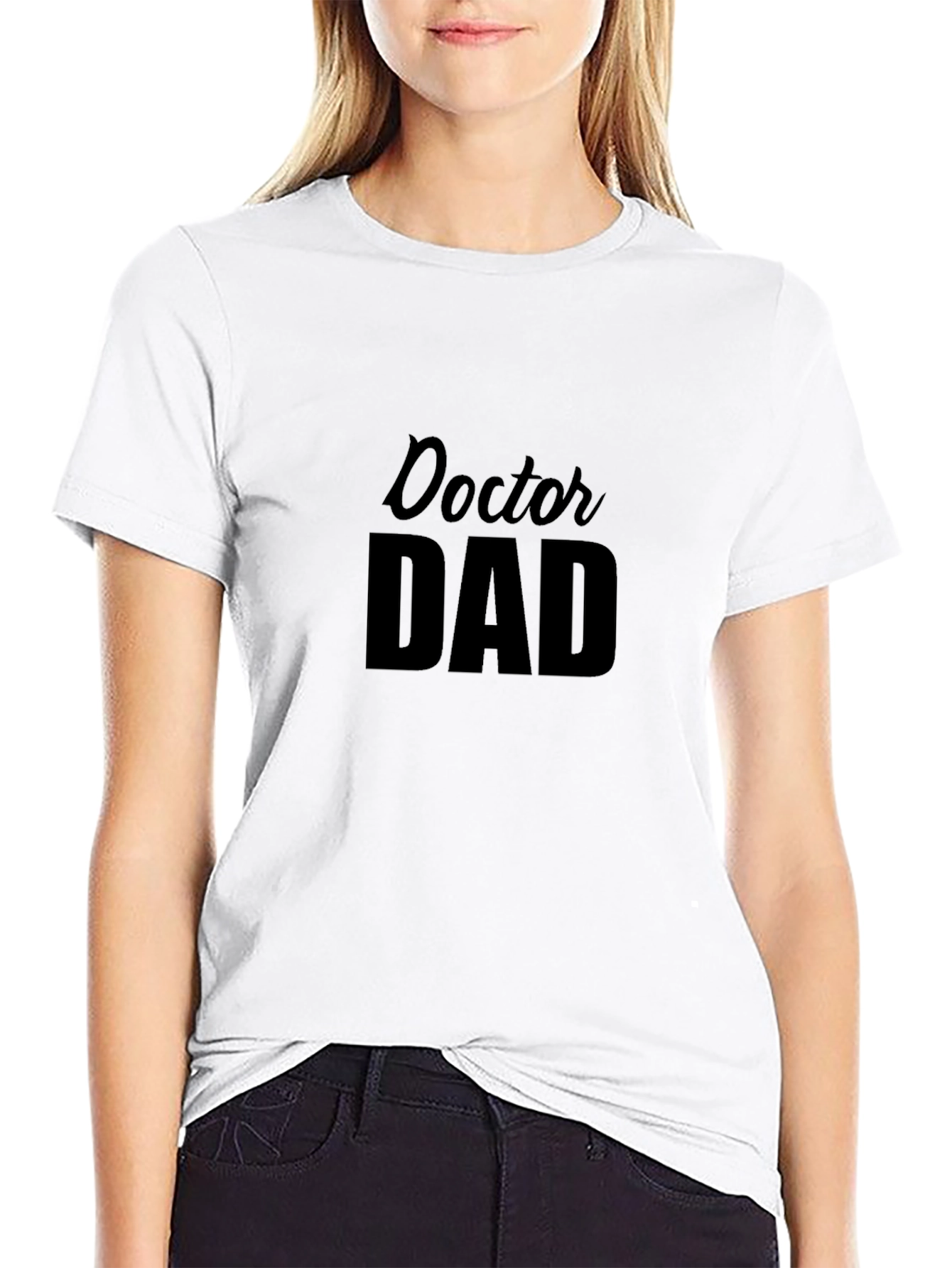 Doctor Dad Graphic Tee - Black