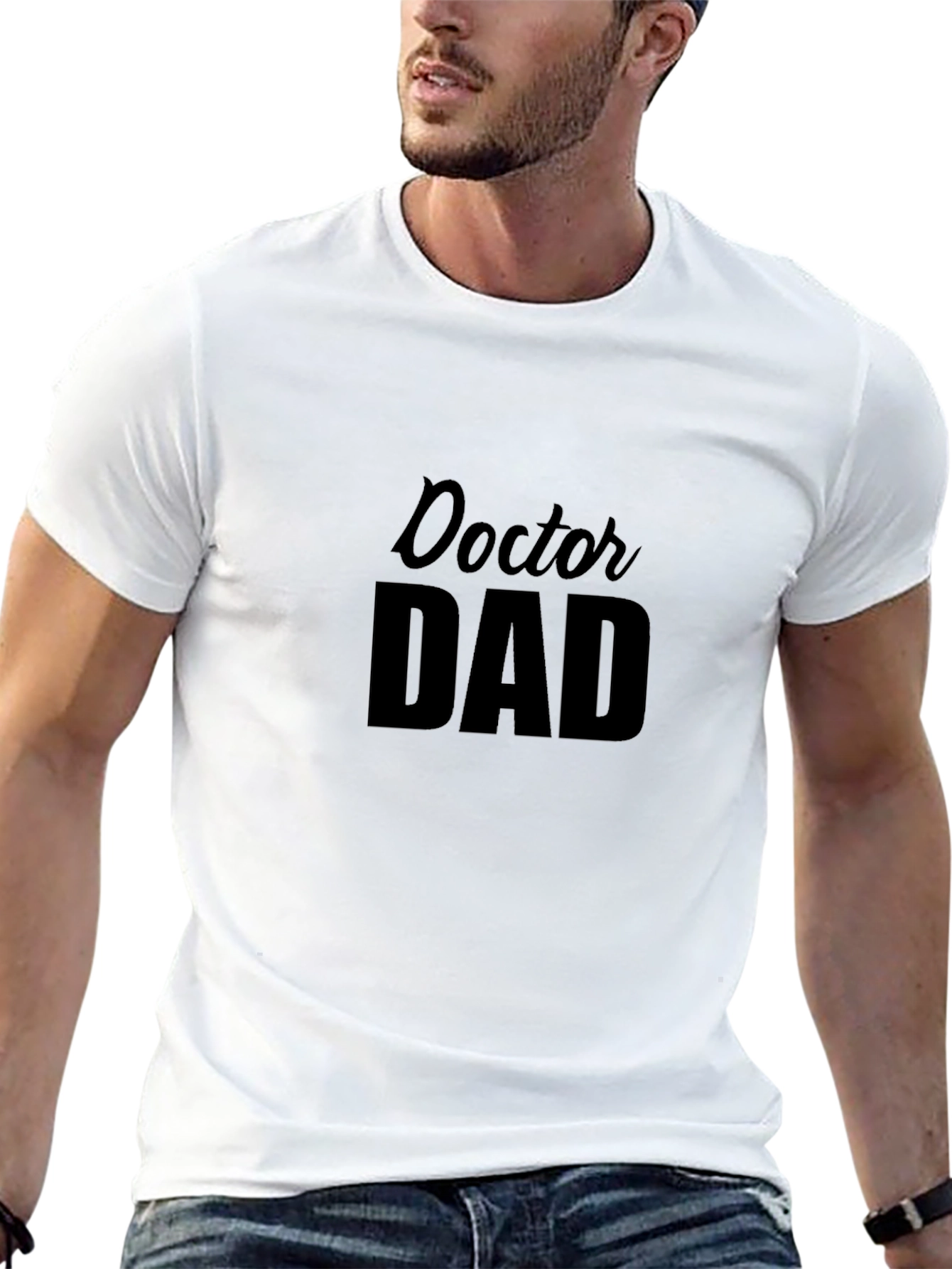 Doctor Dad Graphic Tee - Black