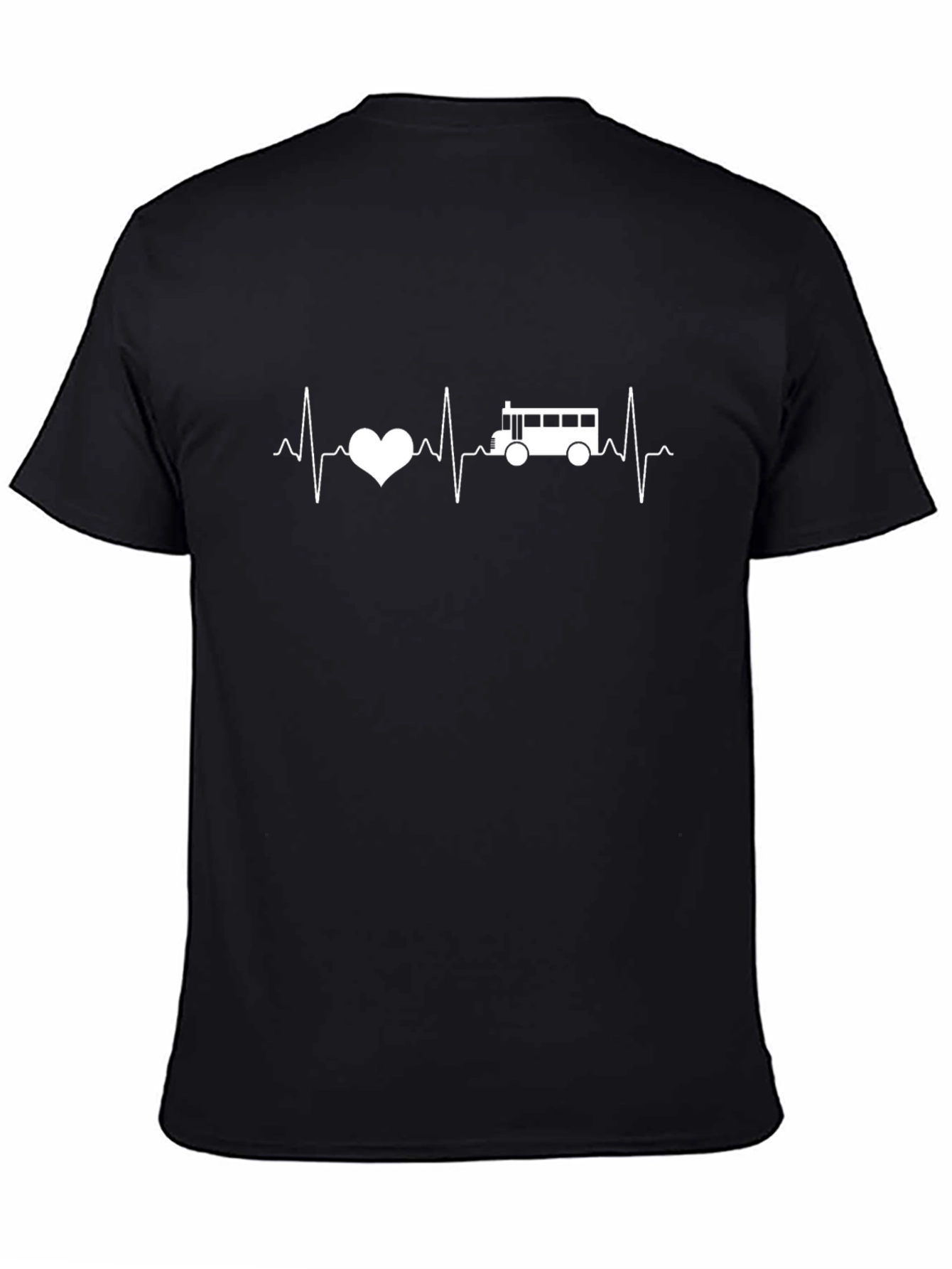 Bus Driver Heartbeat T-Shirt