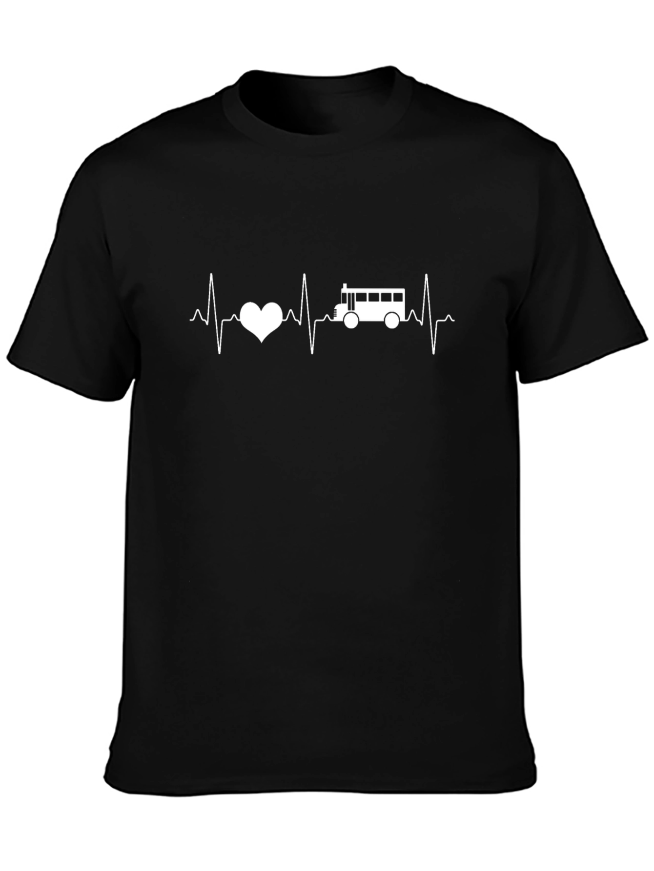 Bus Driver Heartbeat T-Shirt
