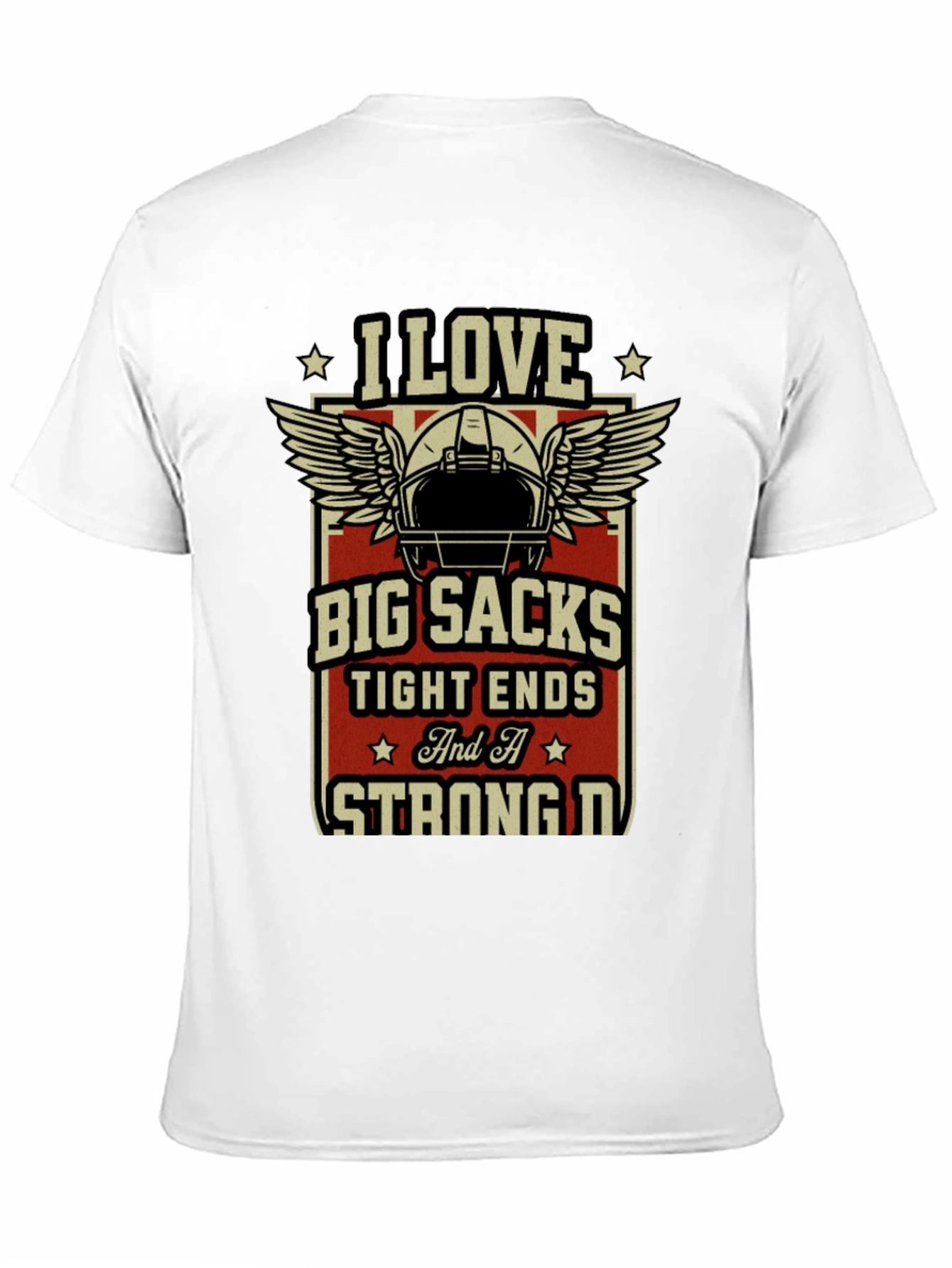 I Love Big Sacks T-Shirt Funny Football