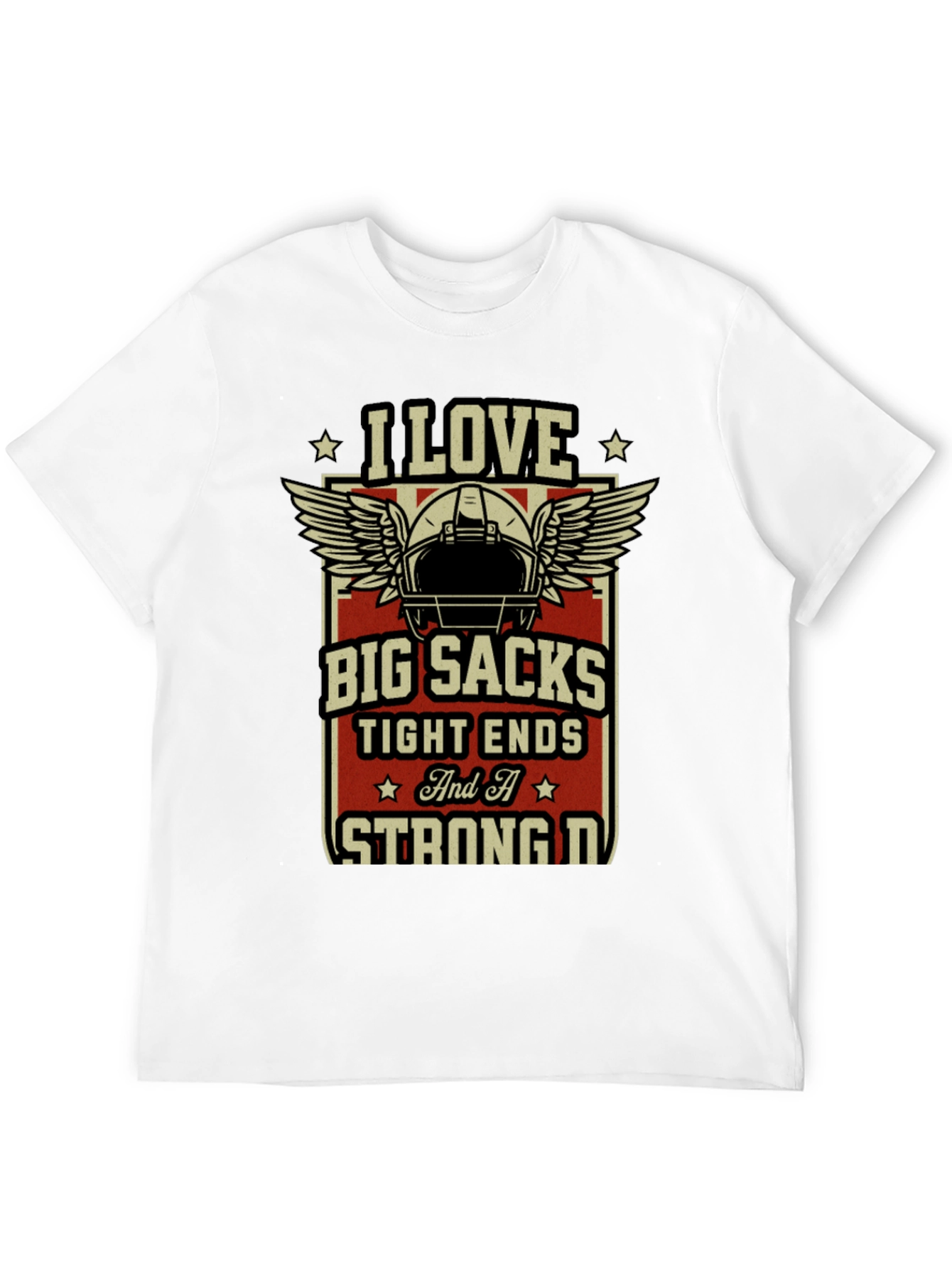 I Love Big Sacks T-Shirt Funny Football