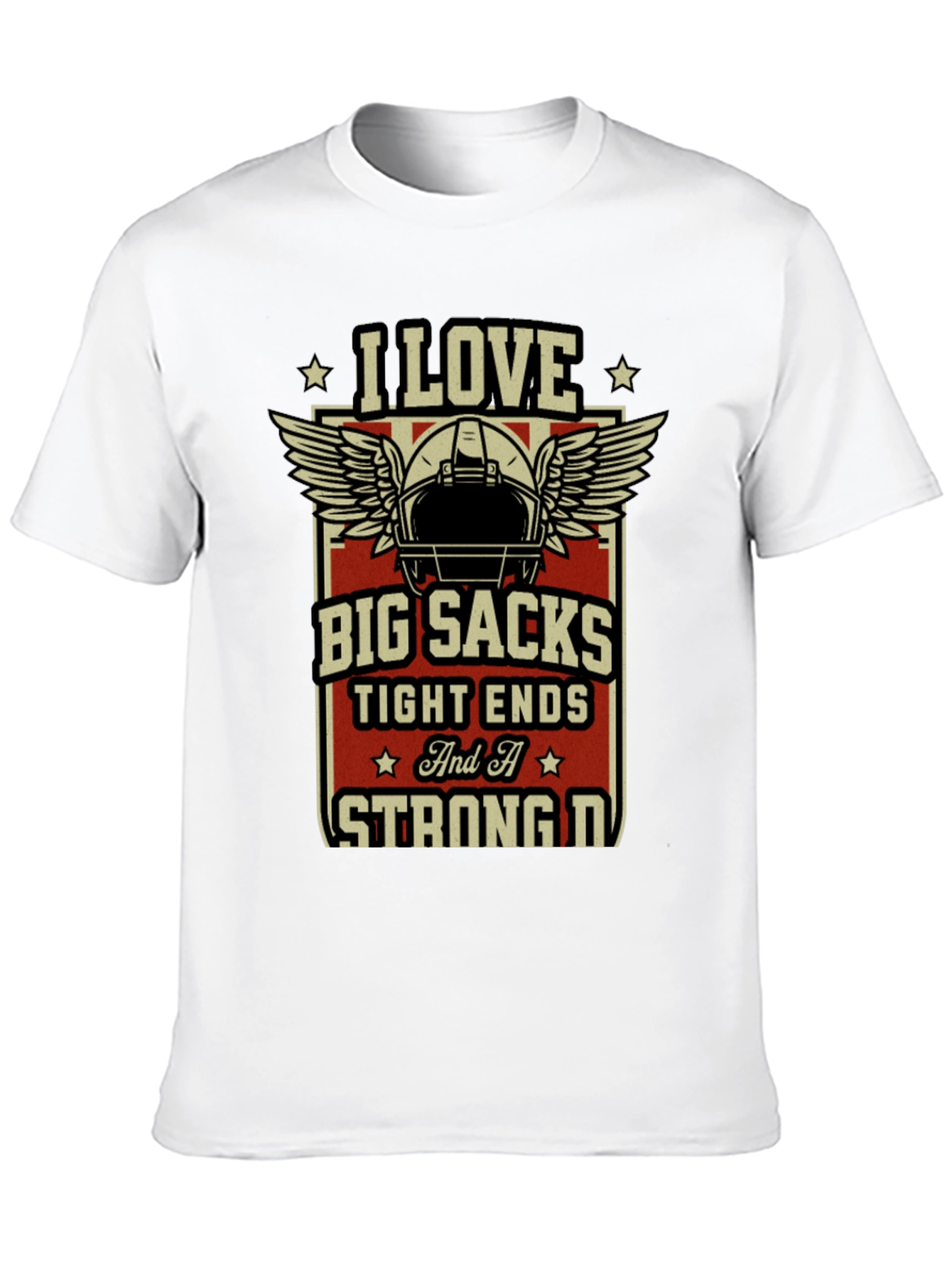 I Love Big Sacks T-Shirt Funny Football