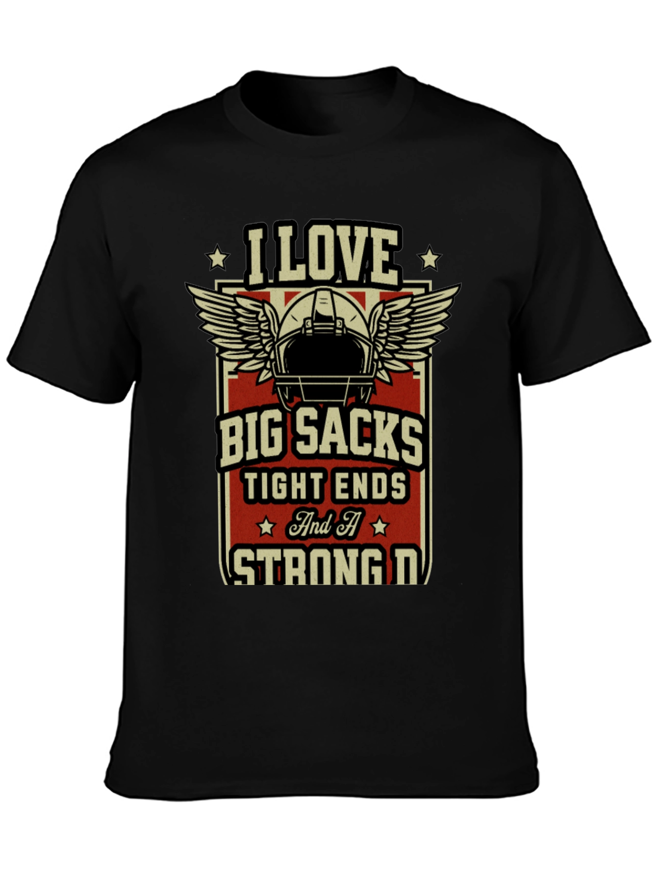 I Love Big Sacks T-Shirt Funny Football