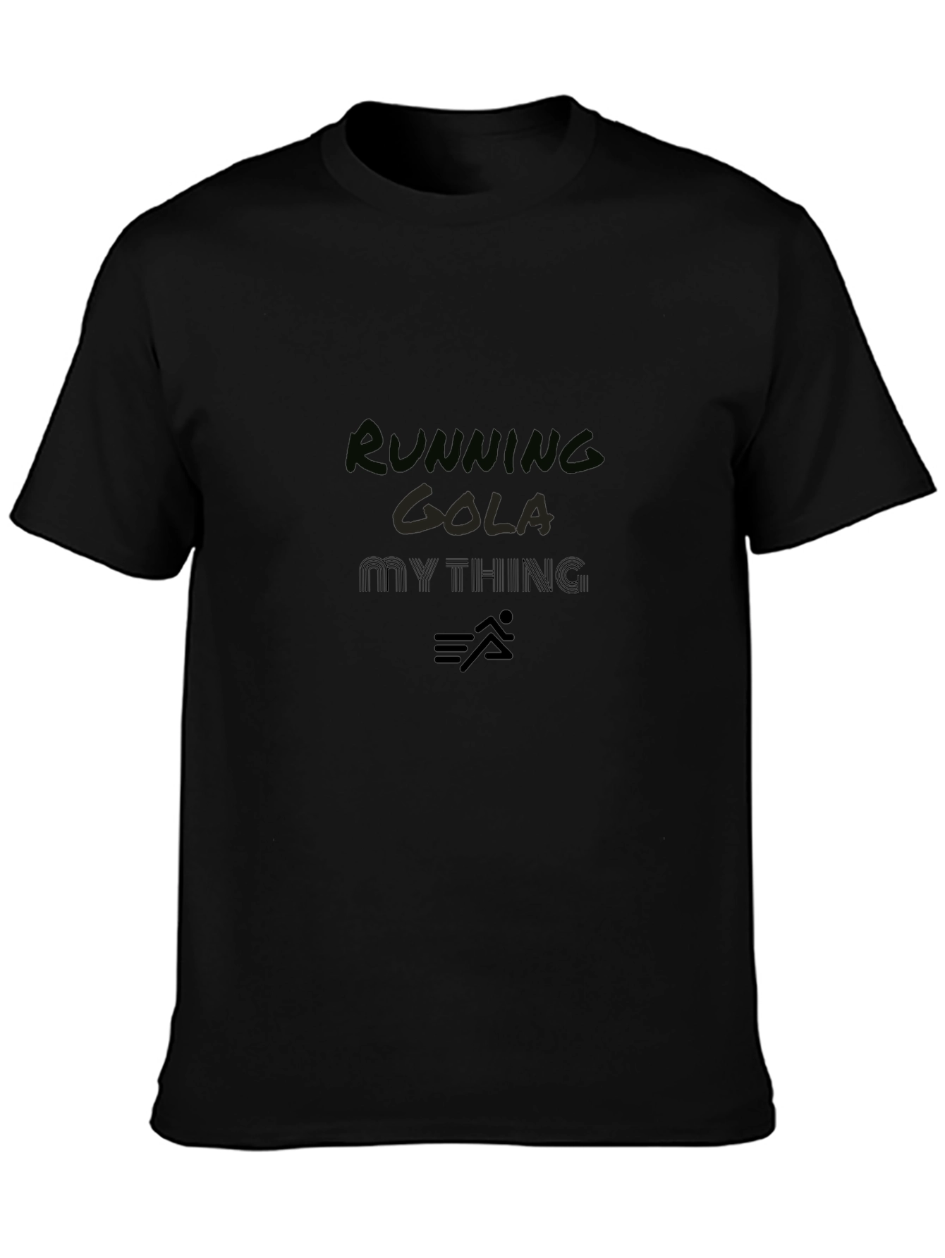 Running Gola My Thing Black T-Shirt