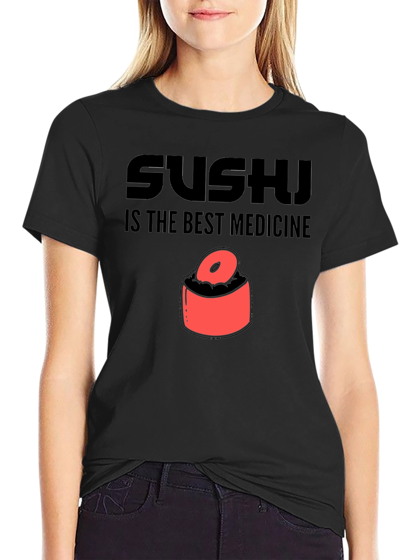 Sushi is the Best Medicine Graphic Tee