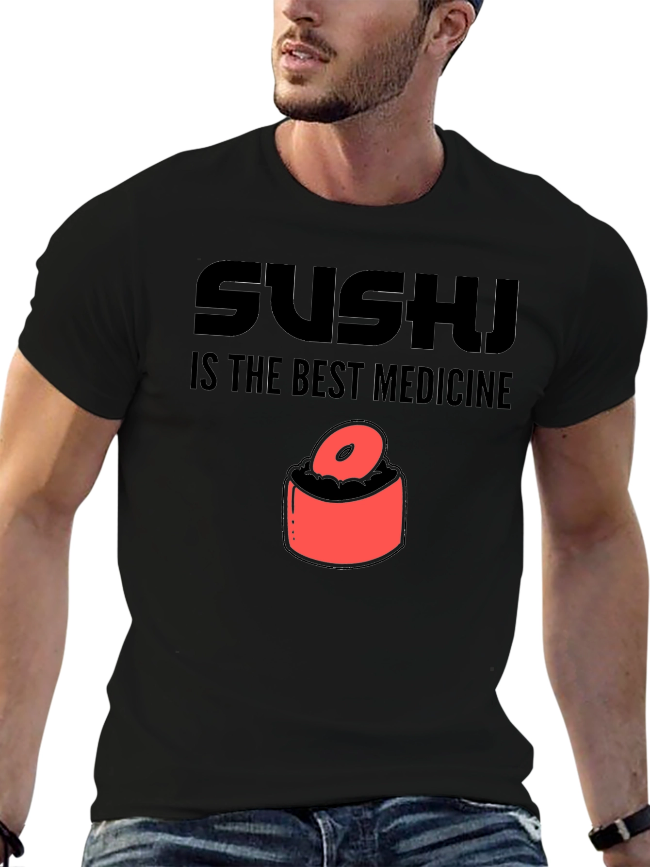 Sushi is the Best Medicine Graphic Tee