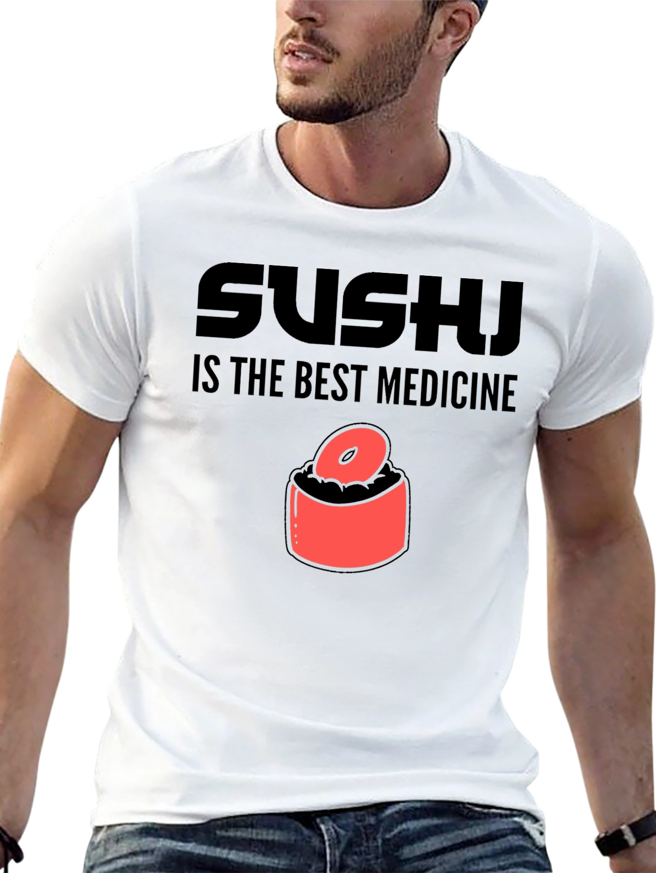 Sushi is the Best Medicine Graphic Tee