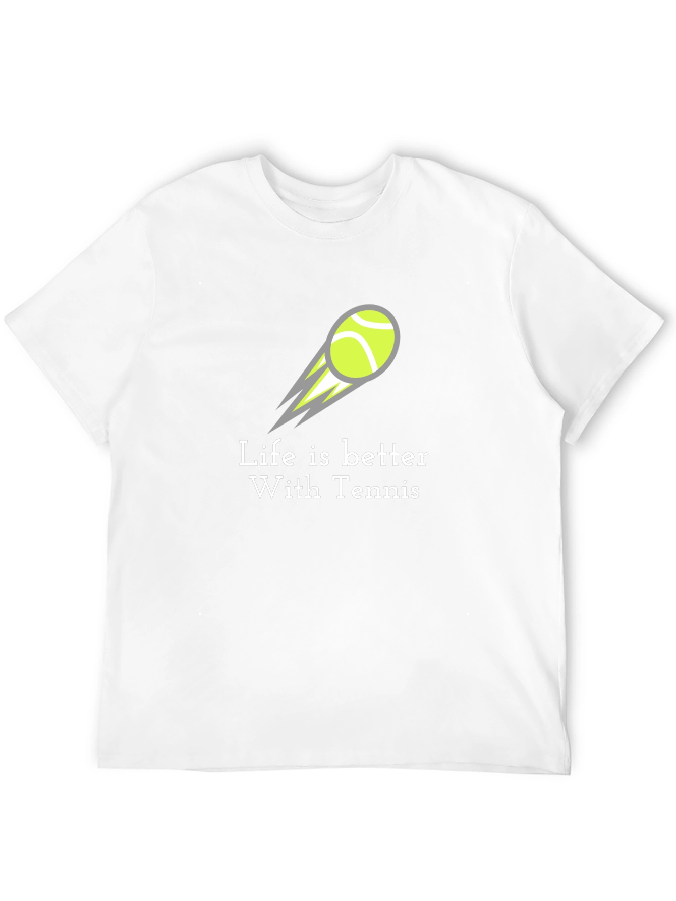 Life is Better with Tennis Graphic Tee - Unisex