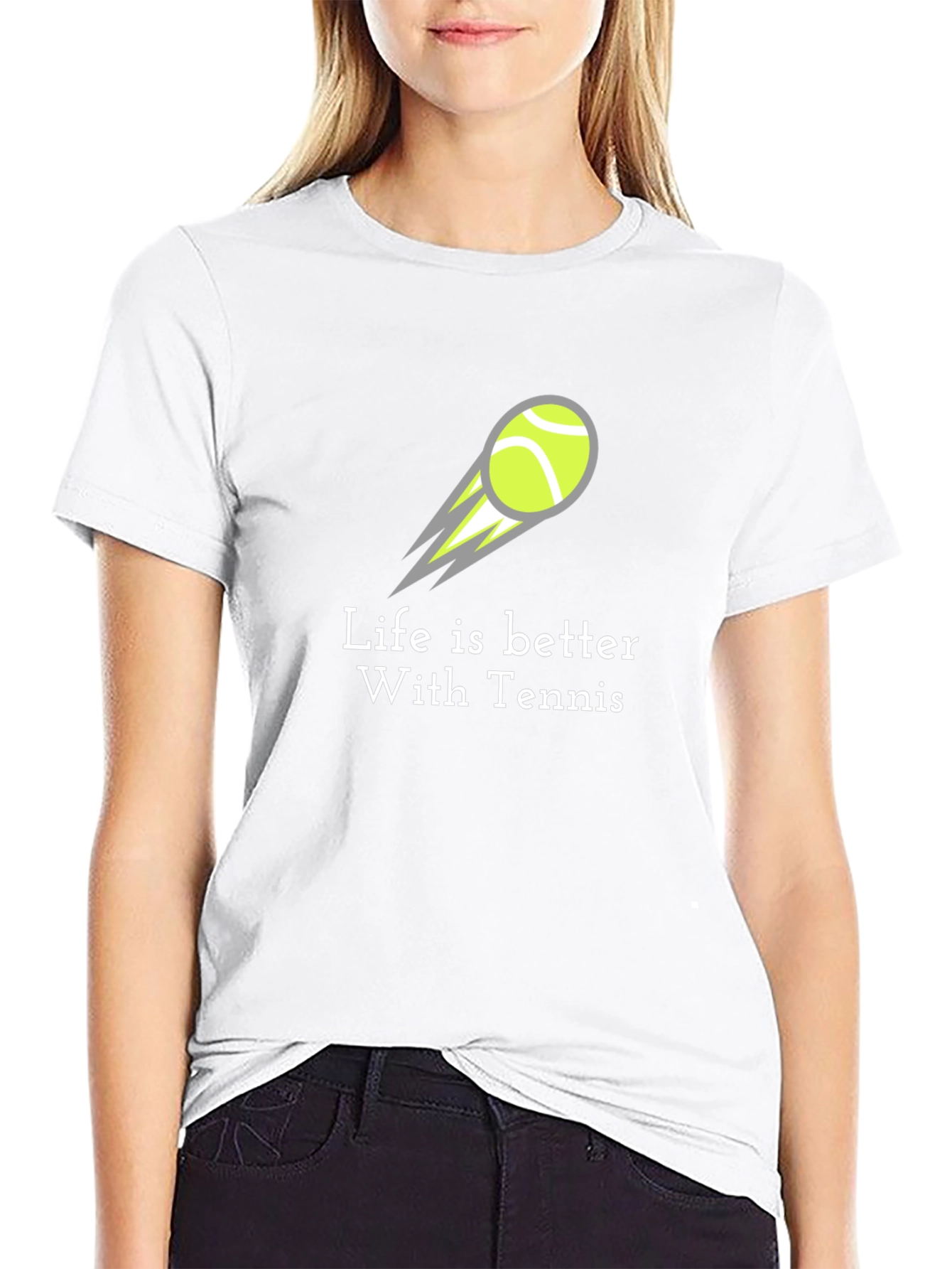 Life is Better with Tennis Graphic Tee - Unisex
