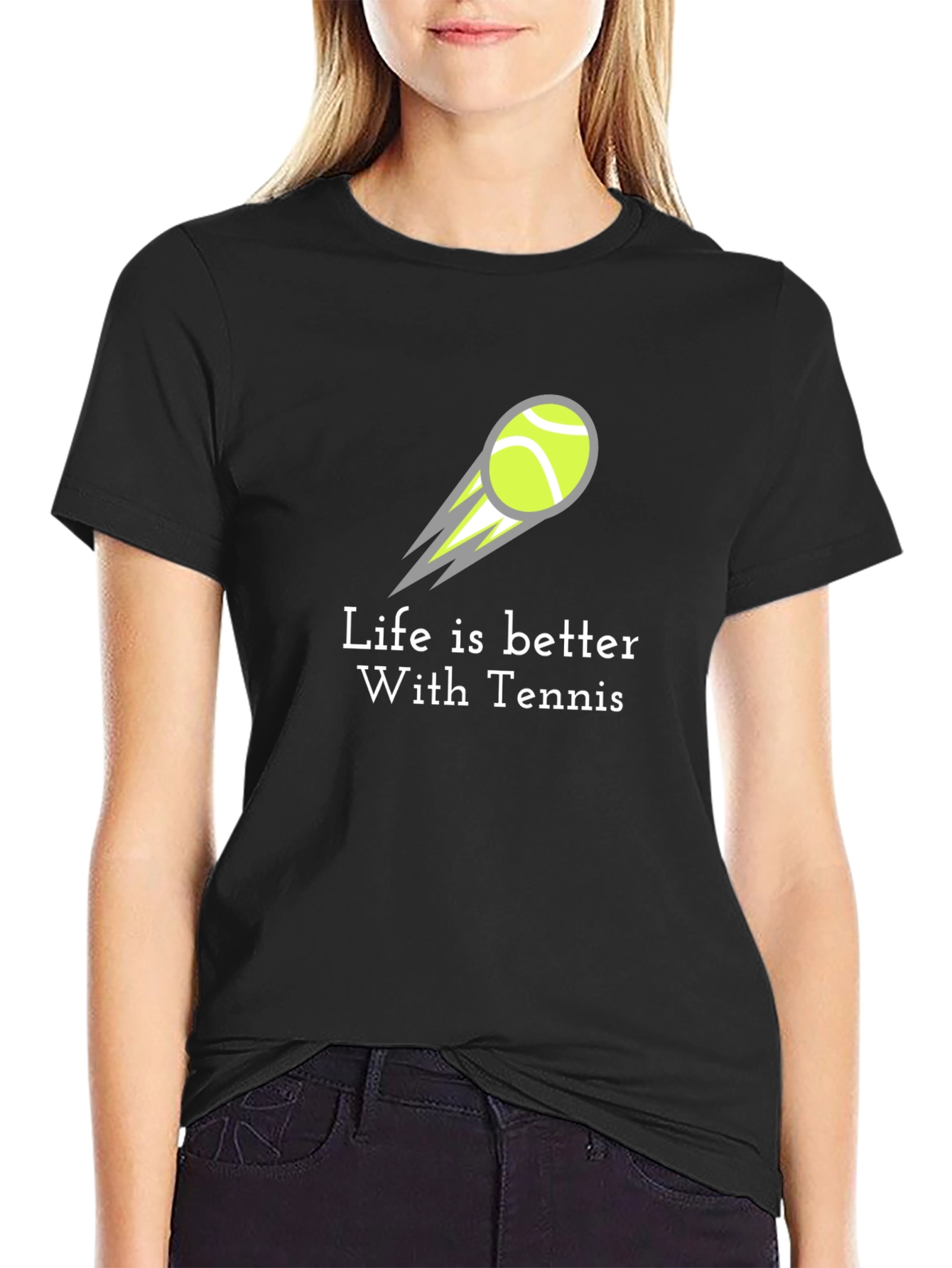 Life is Better with Tennis Graphic Tee - Unisex