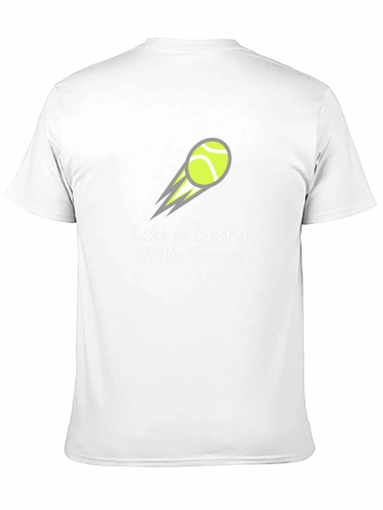 Life is Better with Tennis Graphic Tee - Unisex