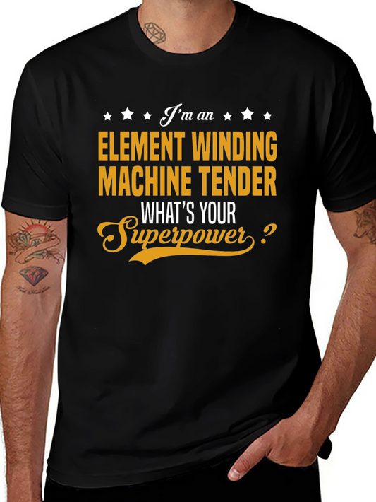 Element Winding Machine Tender T-Shirt