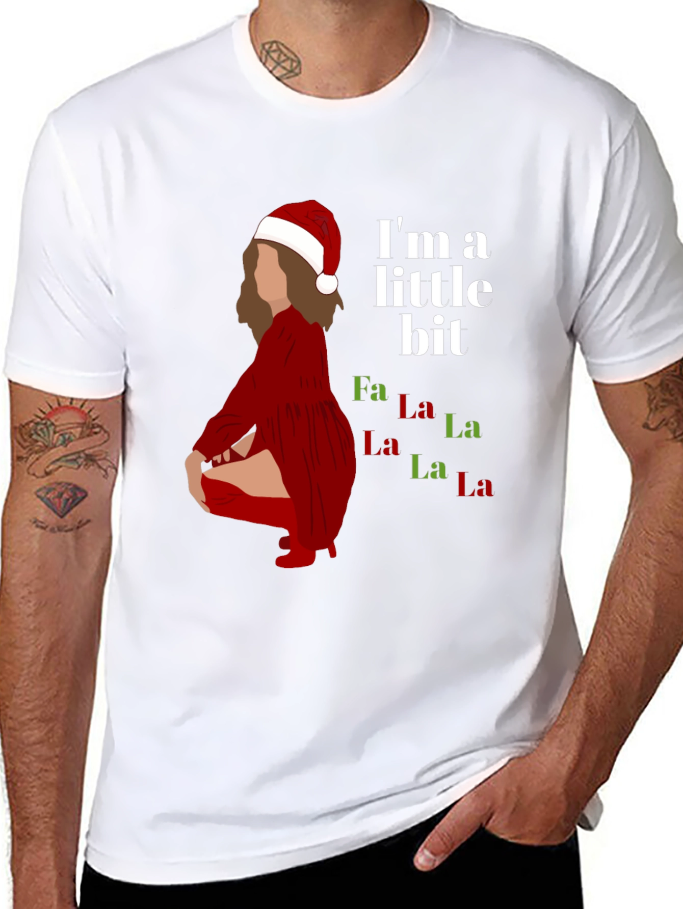 Christmas Girl T-Shirt - Fa La La Tee