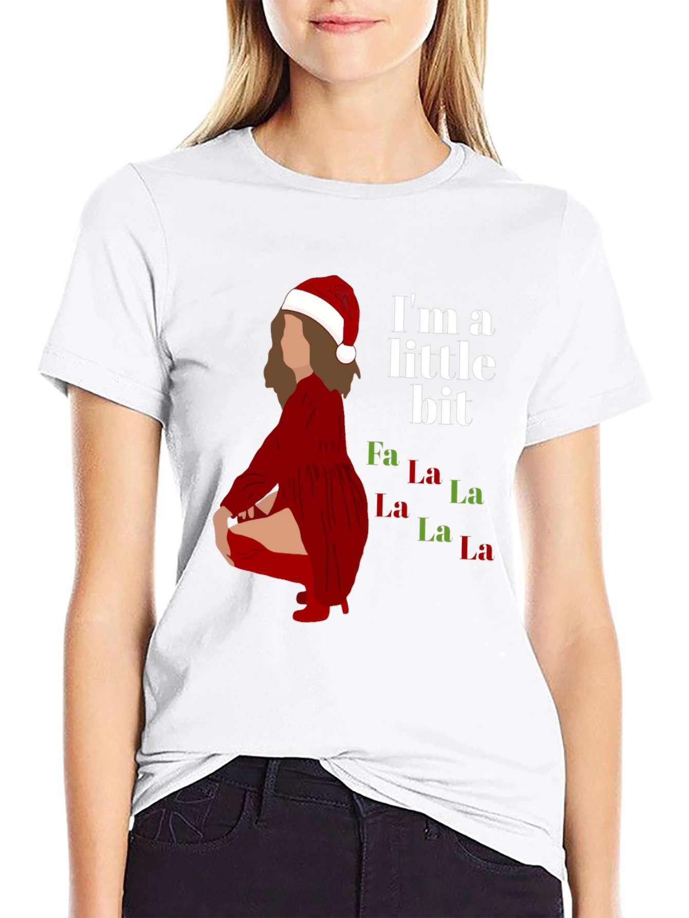 Christmas Girl T-Shirt - Fa La La Tee