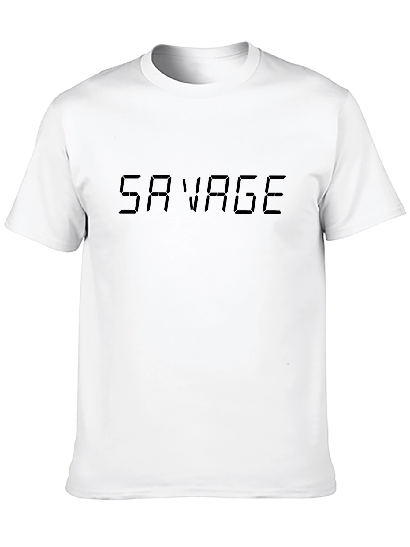 Savage Graphic Print Black T-Shirt