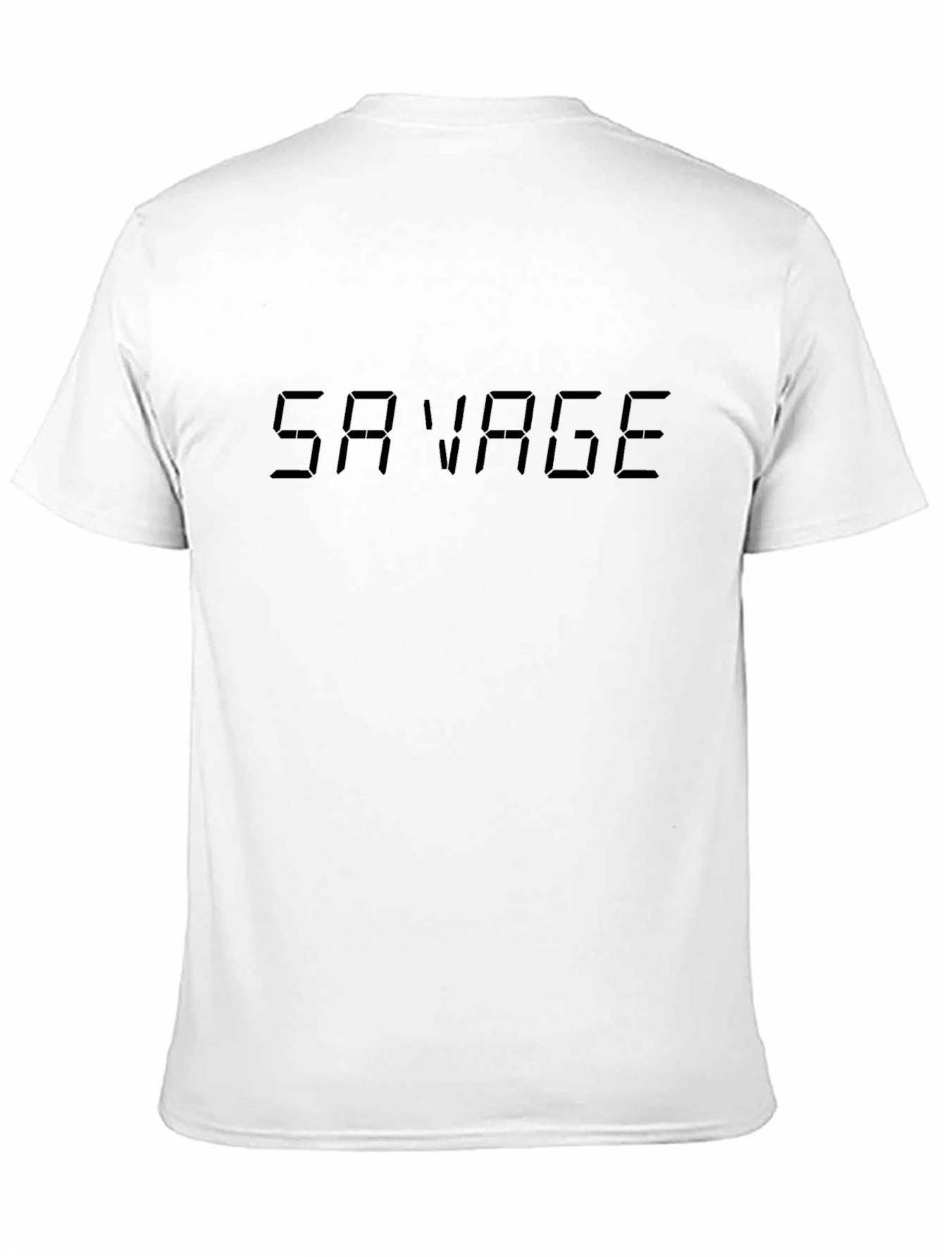 Savage Graphic Print Black T-Shirt