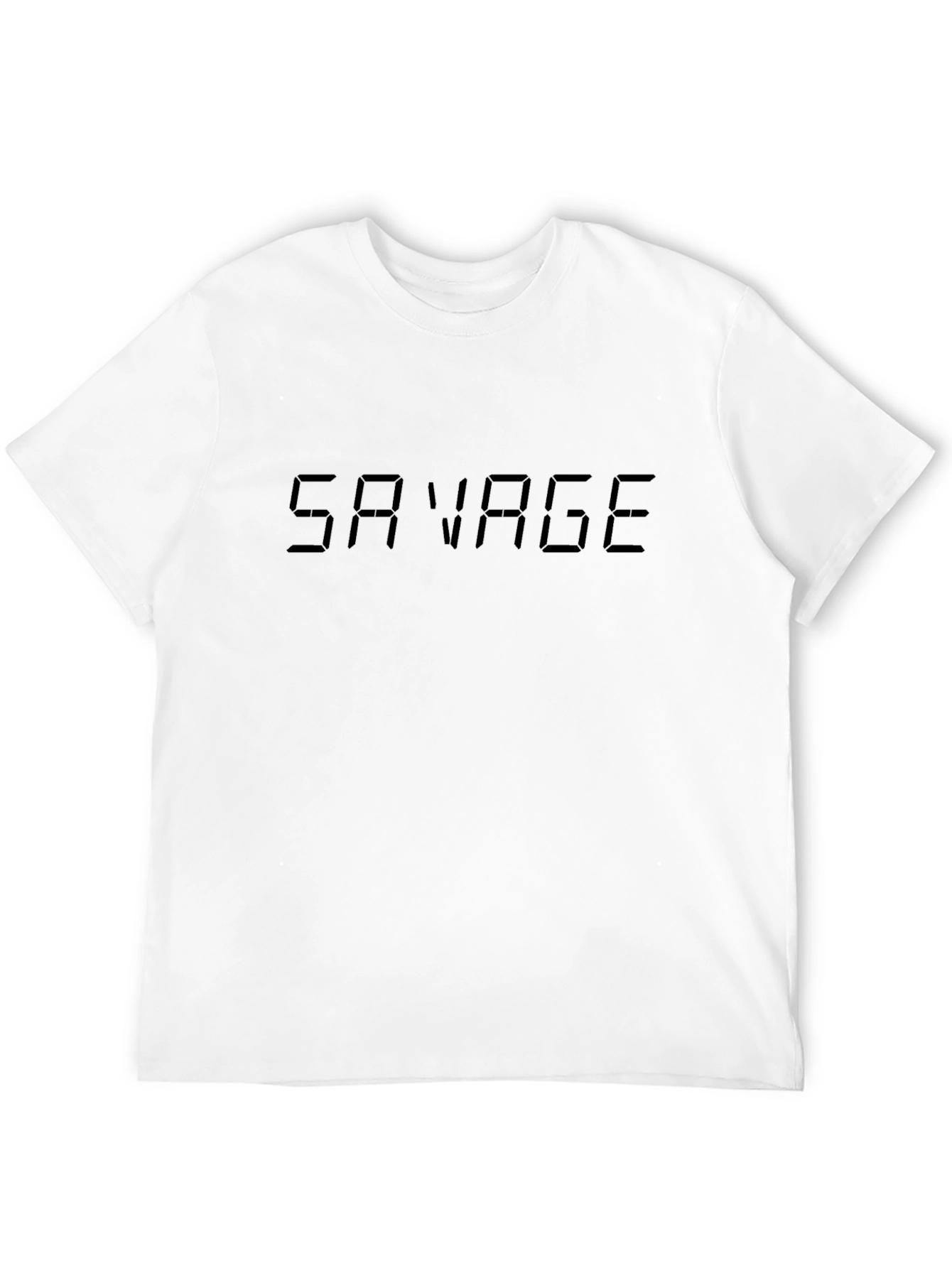 Savage Graphic Print Black T-Shirt