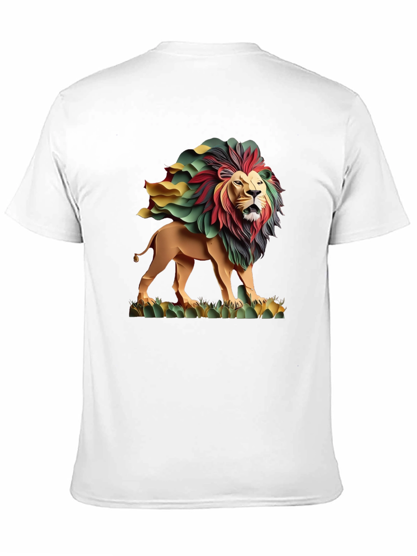 Rasta Lion Graphic Tee - Cool Reggae Style