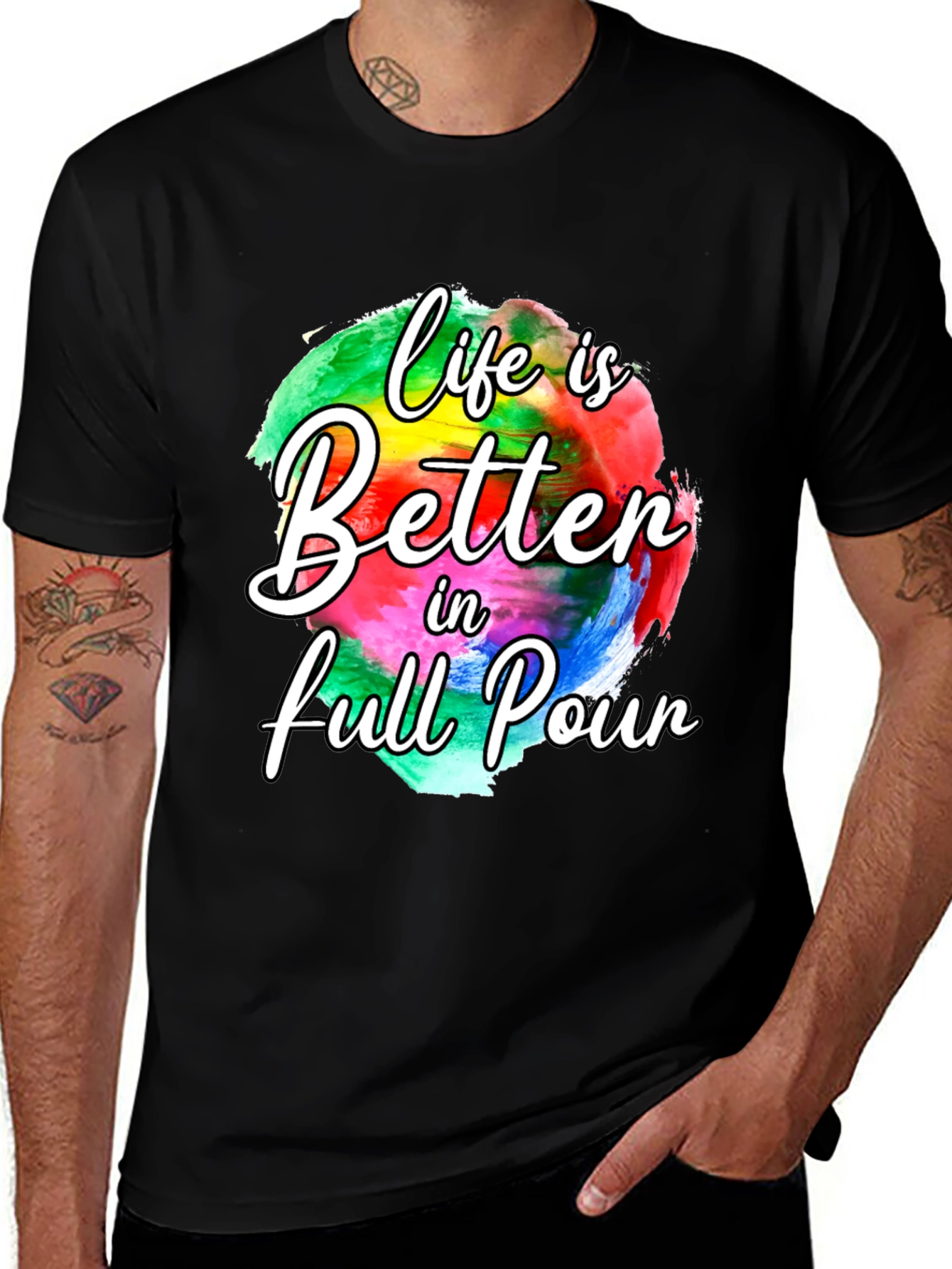 Life is Better in Full Pour Graphic Tee