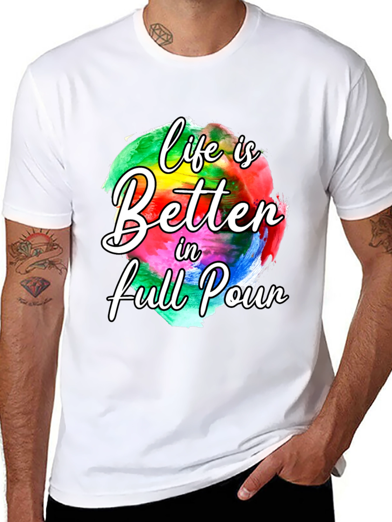 Life is Better in Full Pour Graphic Tee