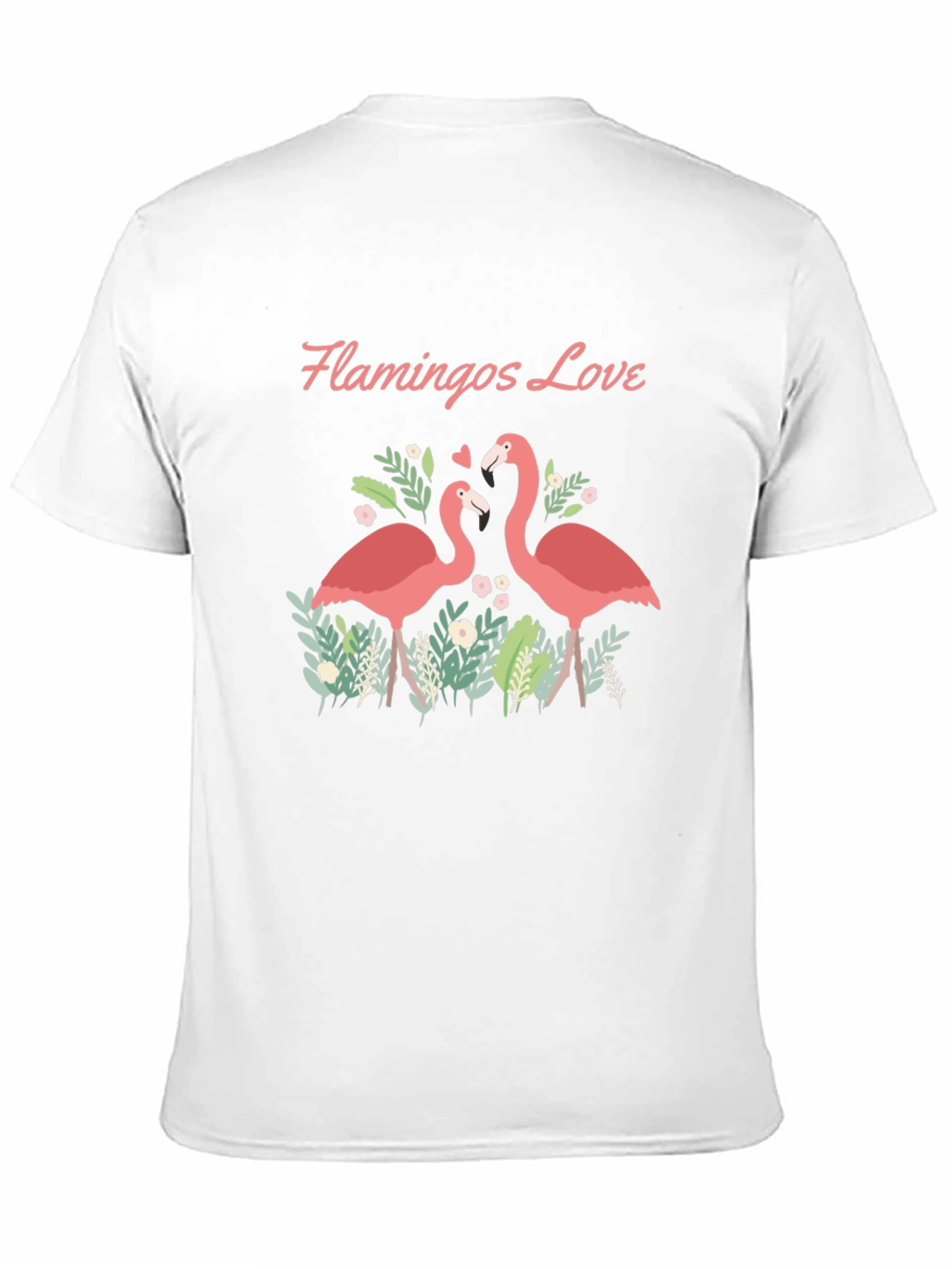 Flamingos Love Graphic T-Shirt