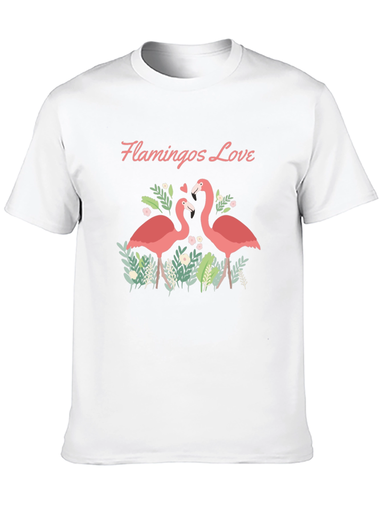 Flamingos Love Graphic T-Shirt