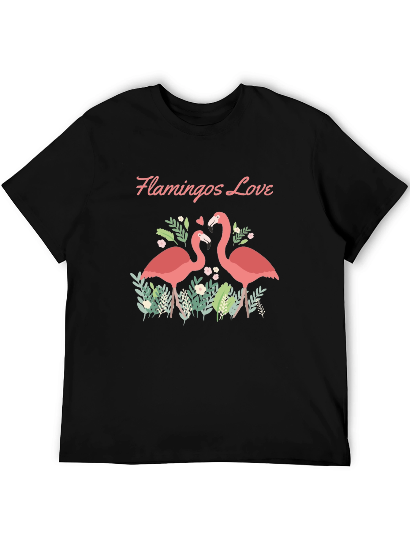 Flamingos Love Graphic T-Shirt