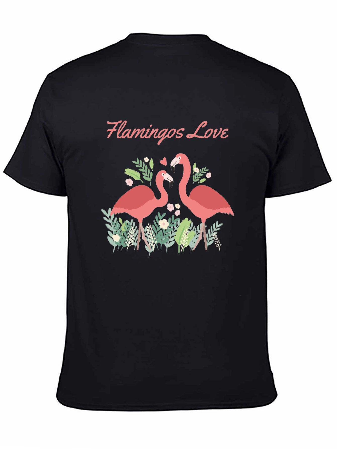Flamingos Love Graphic T-Shirt