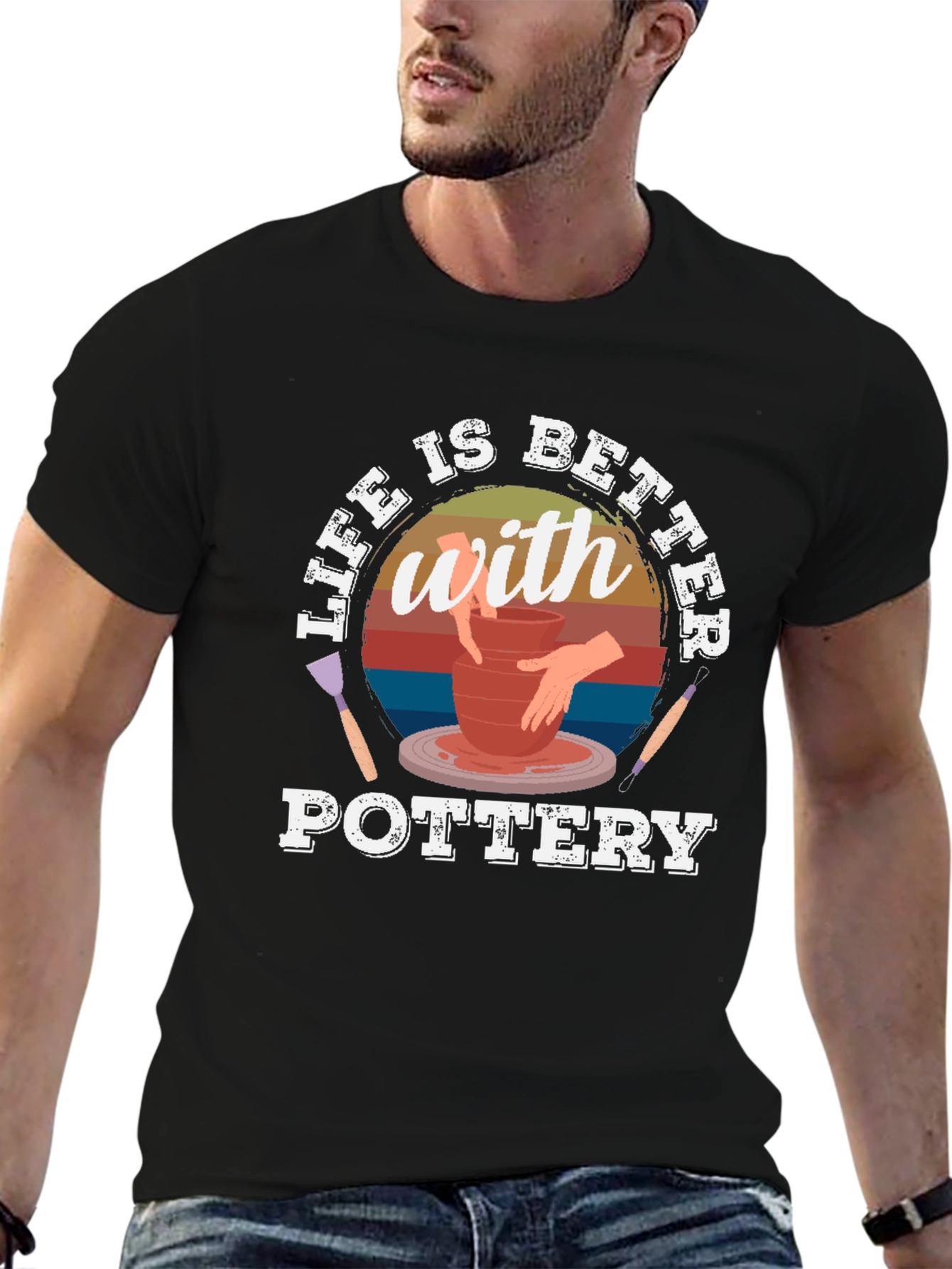 Pottery Life T-Shirt - Better with Pottery Tee