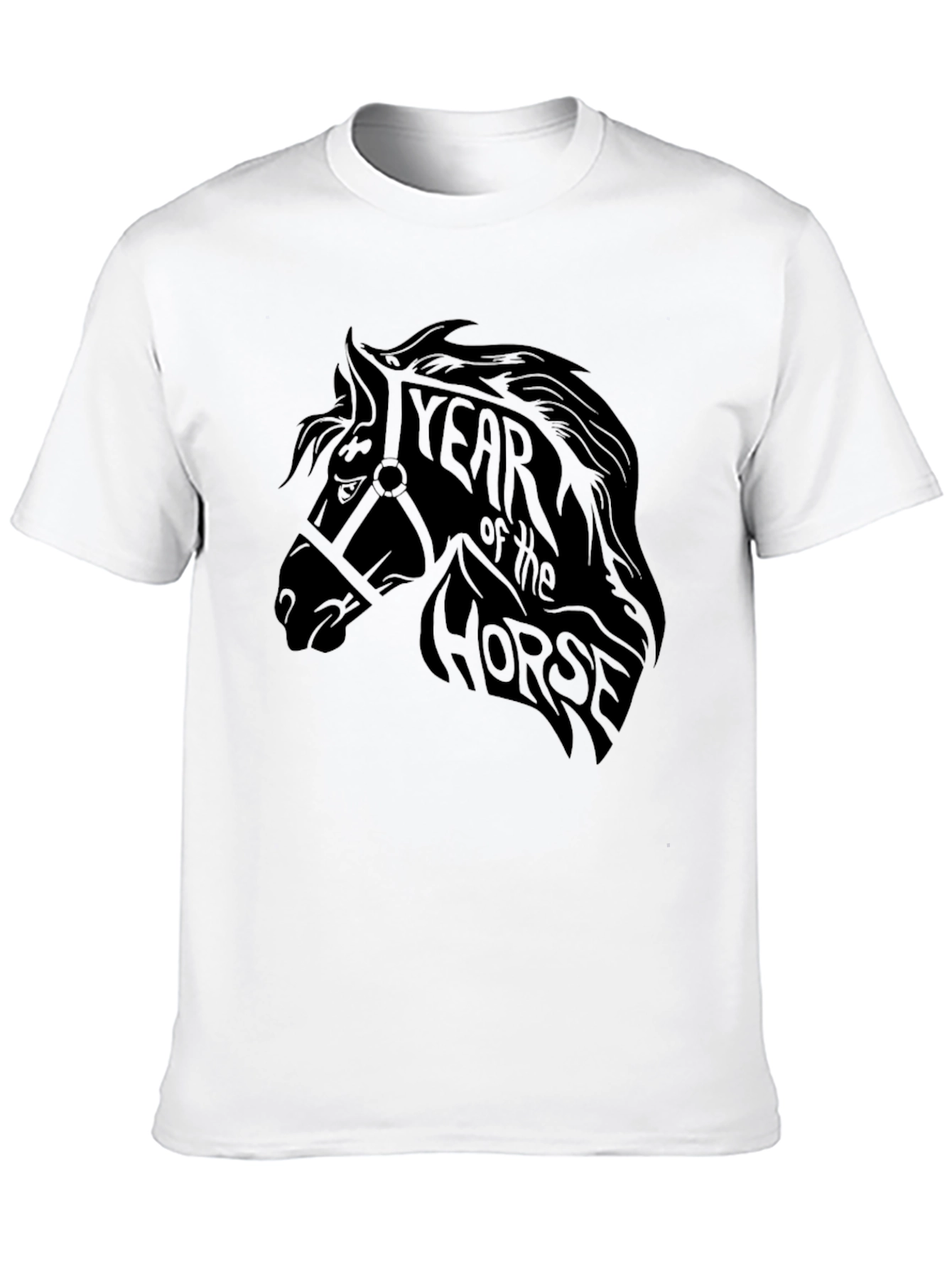 Year of the Horse Black Graphic Tee