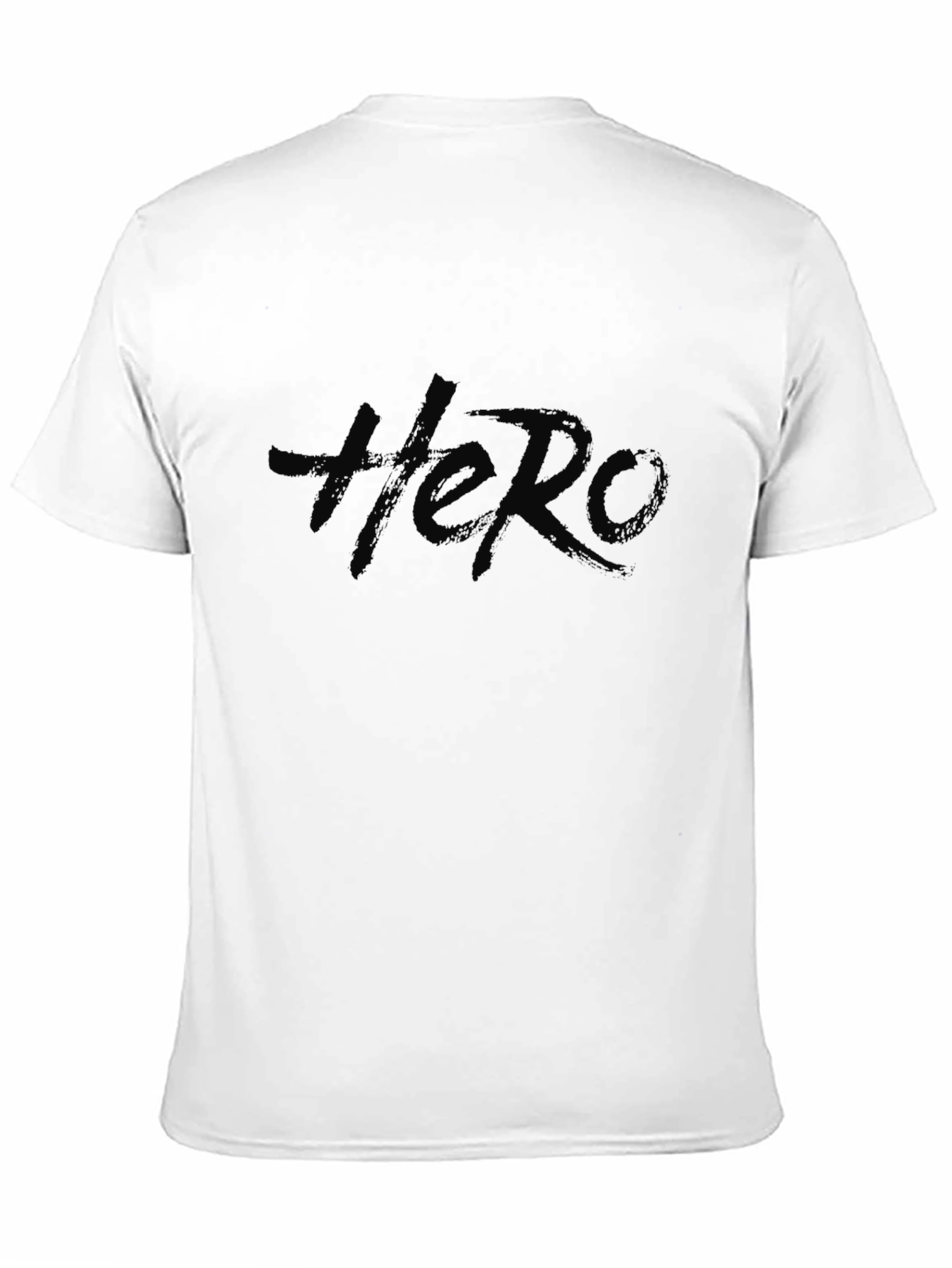 Black Hero Graphic Tee - Casual Style