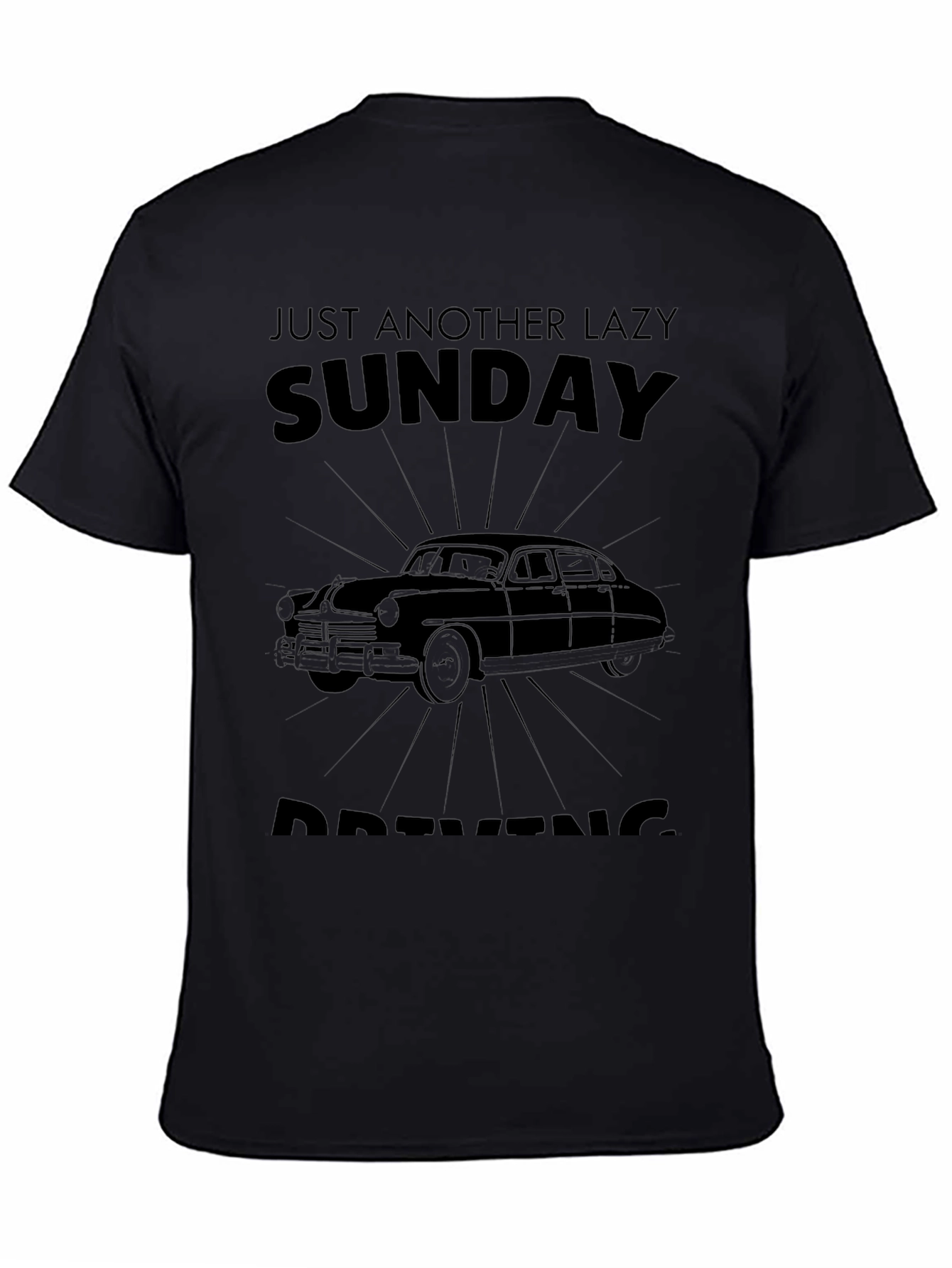 Lazy Sunday Driving Graphic T-Shirt