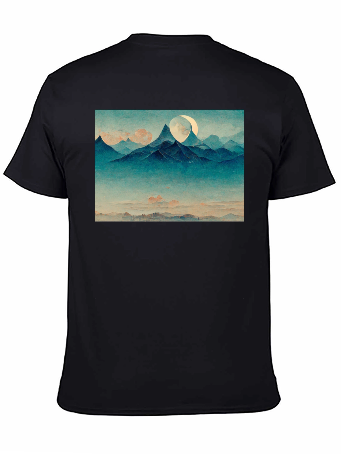 Mountain Vista Graphic Tee - Black