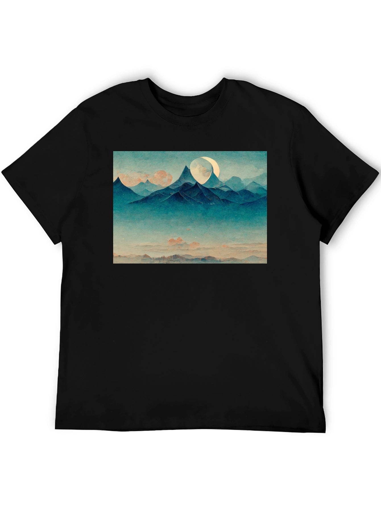 Mountain Vista Graphic Tee - Black