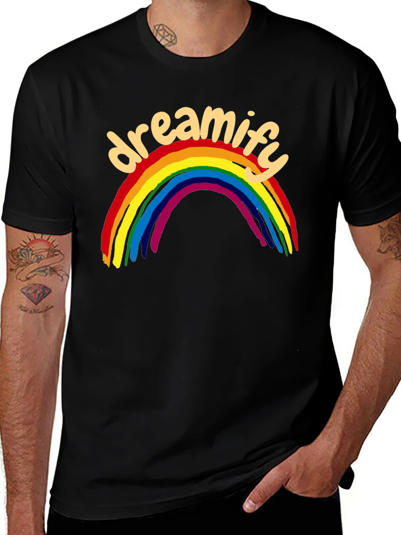 Dreamify Rainbow Graphic Tee