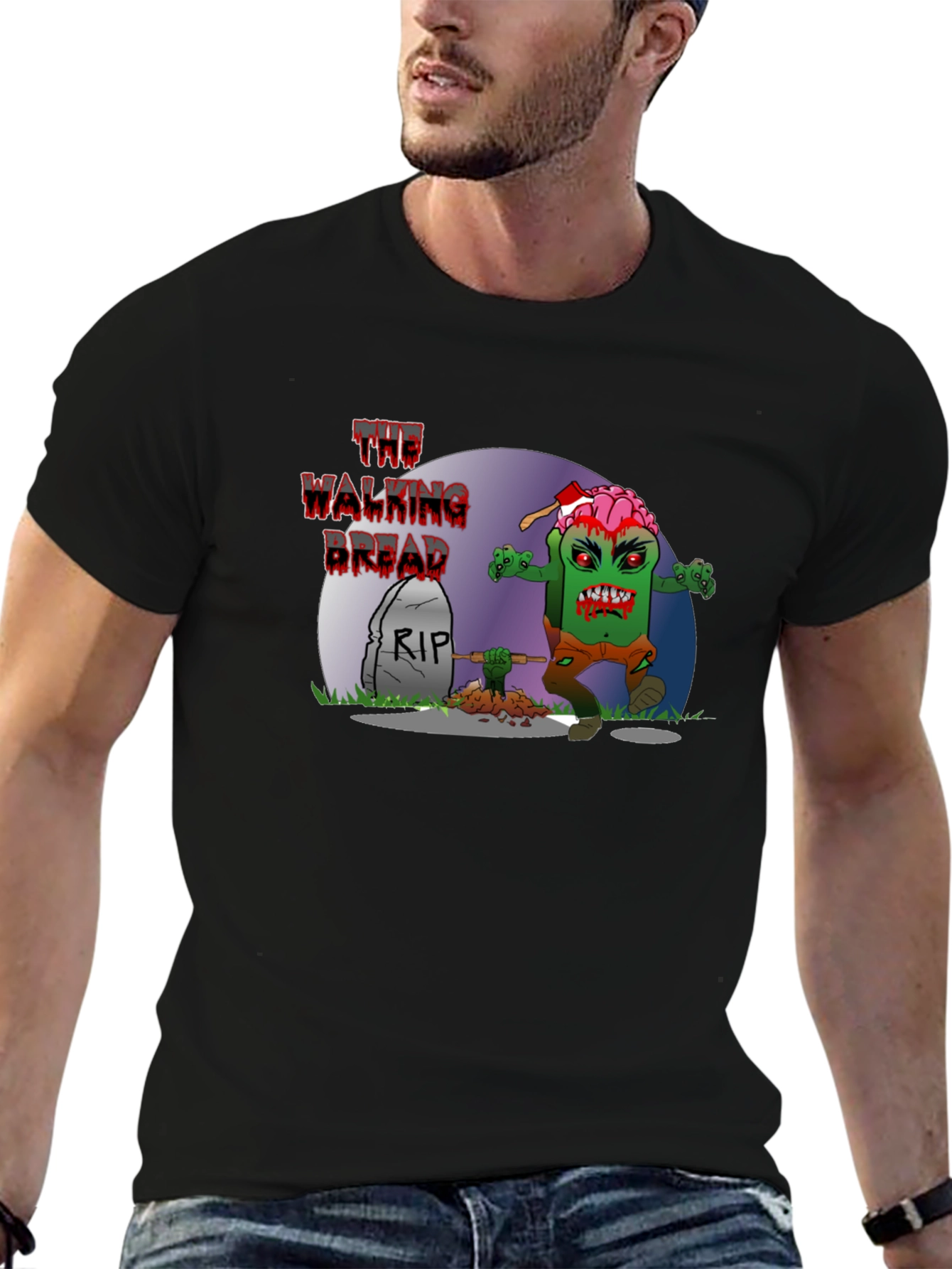 The Walking Bread Zombie T-Shirt