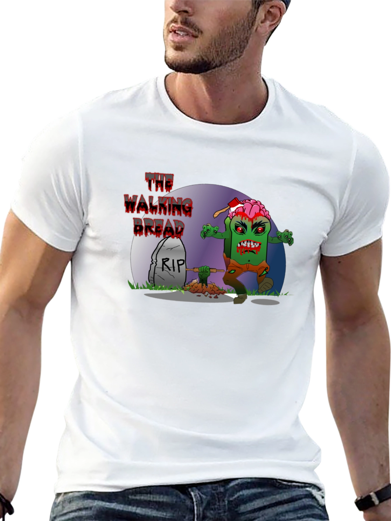 The Walking Bread Zombie T-Shirt