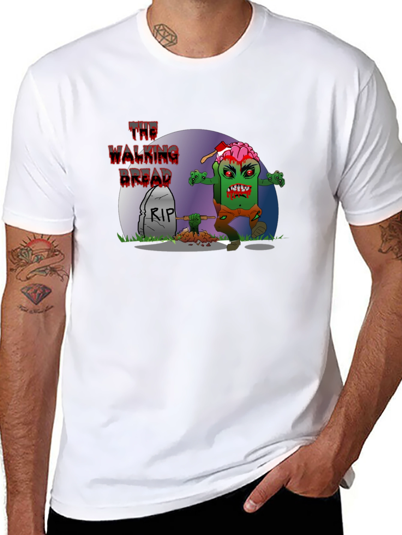 The Walking Bread Zombie T-Shirt