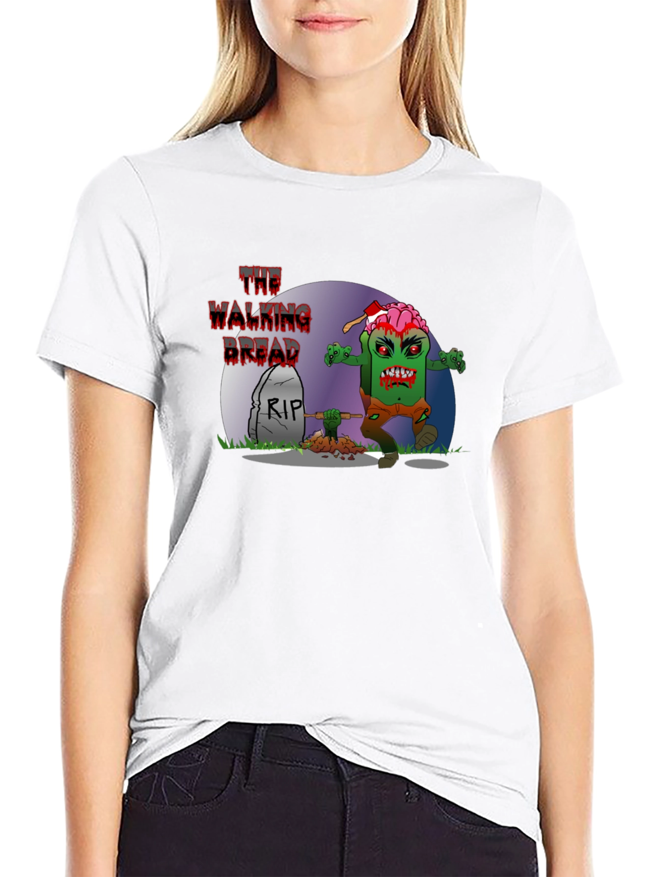 The Walking Bread Zombie T-Shirt