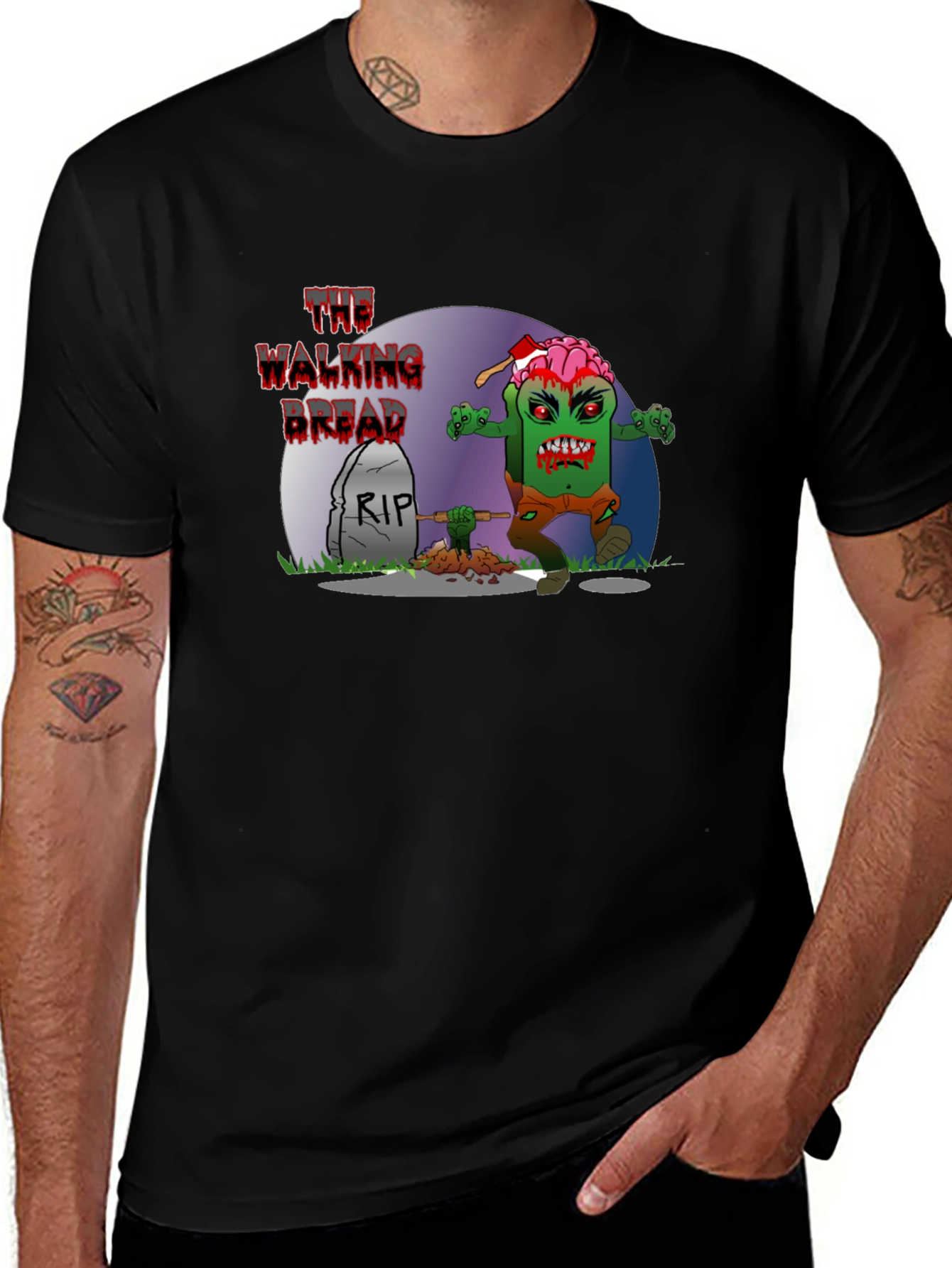 The Walking Bread Zombie T-Shirt