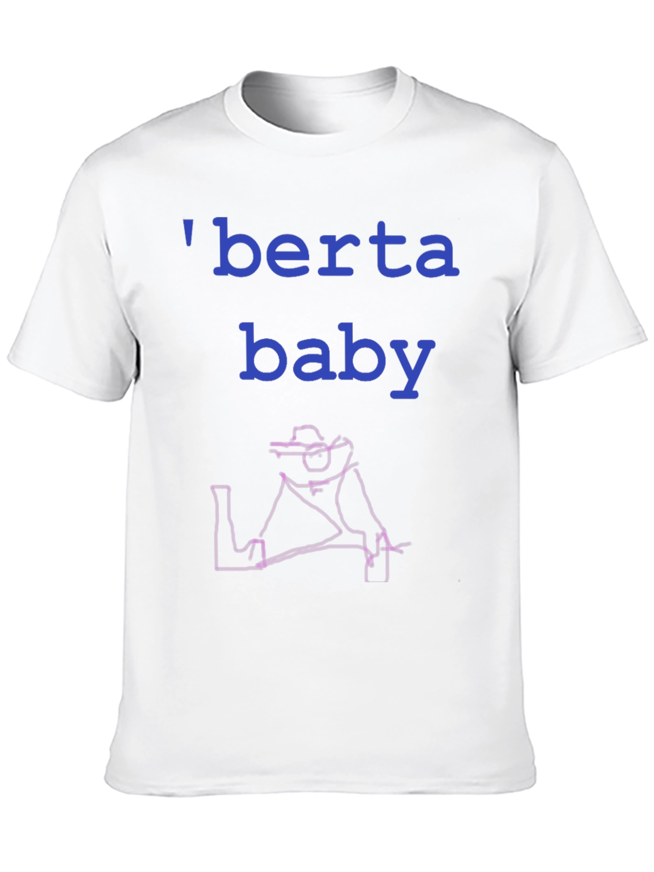 Berta Baby T-Shirt - Unique Line Art Tee