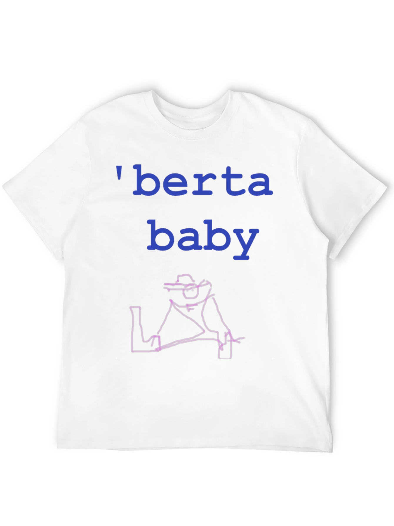 Berta Baby T-Shirt - Unique Line Art Tee