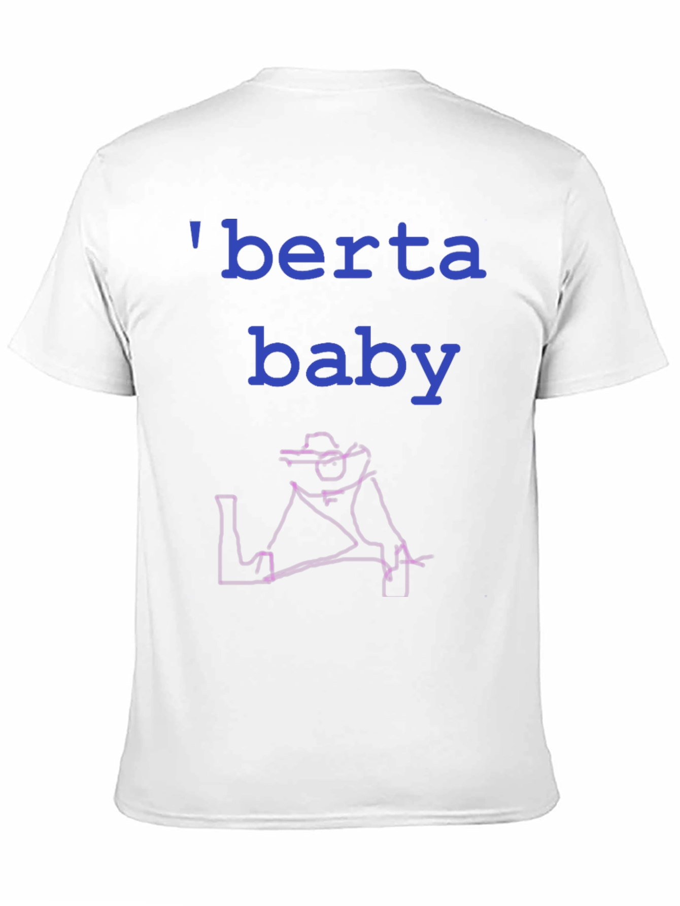 Berta Baby T-Shirt - Unique Line Art Tee