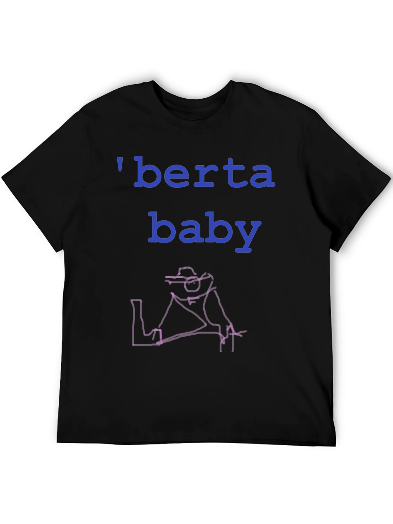 Berta Baby T-Shirt - Unique Line Art Tee